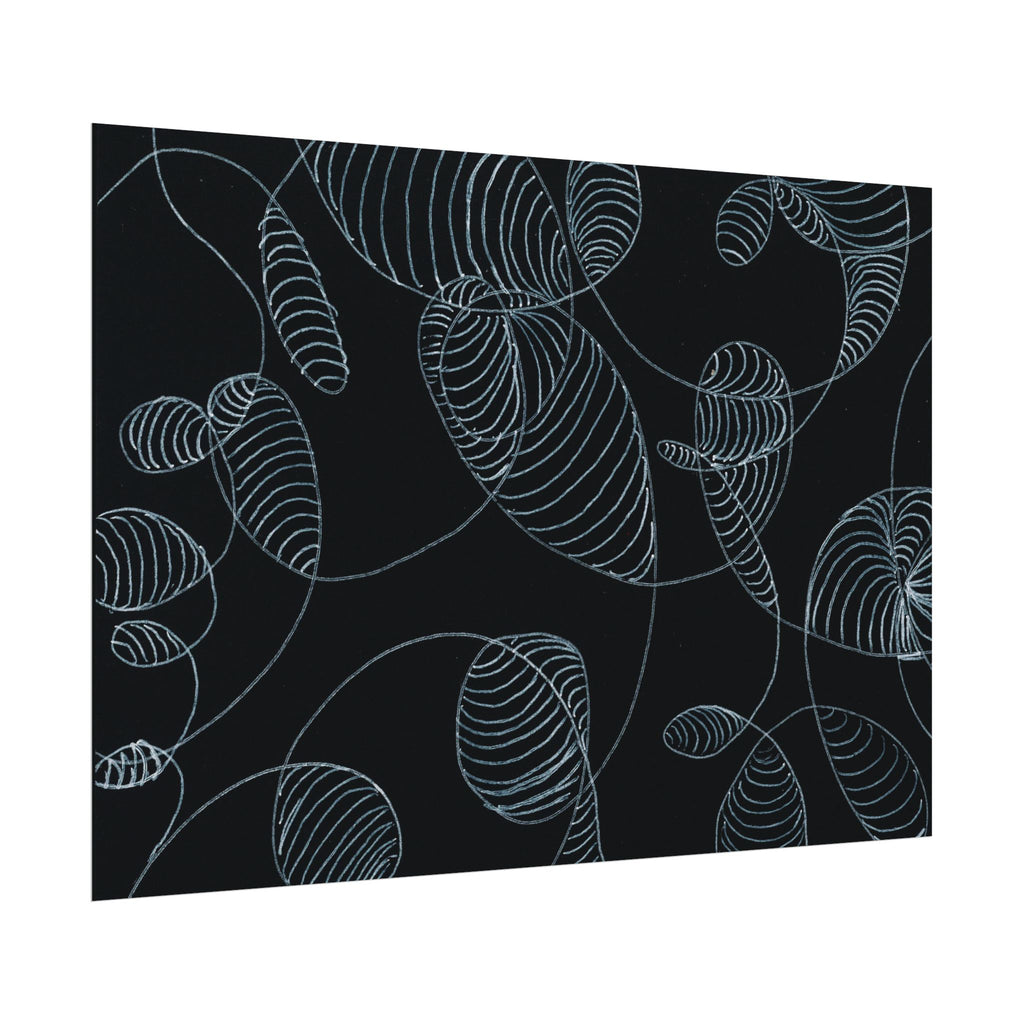 Open Edition Fine Art Print Collection Minimal Abstract Line Art Rolled Poster | 20x30