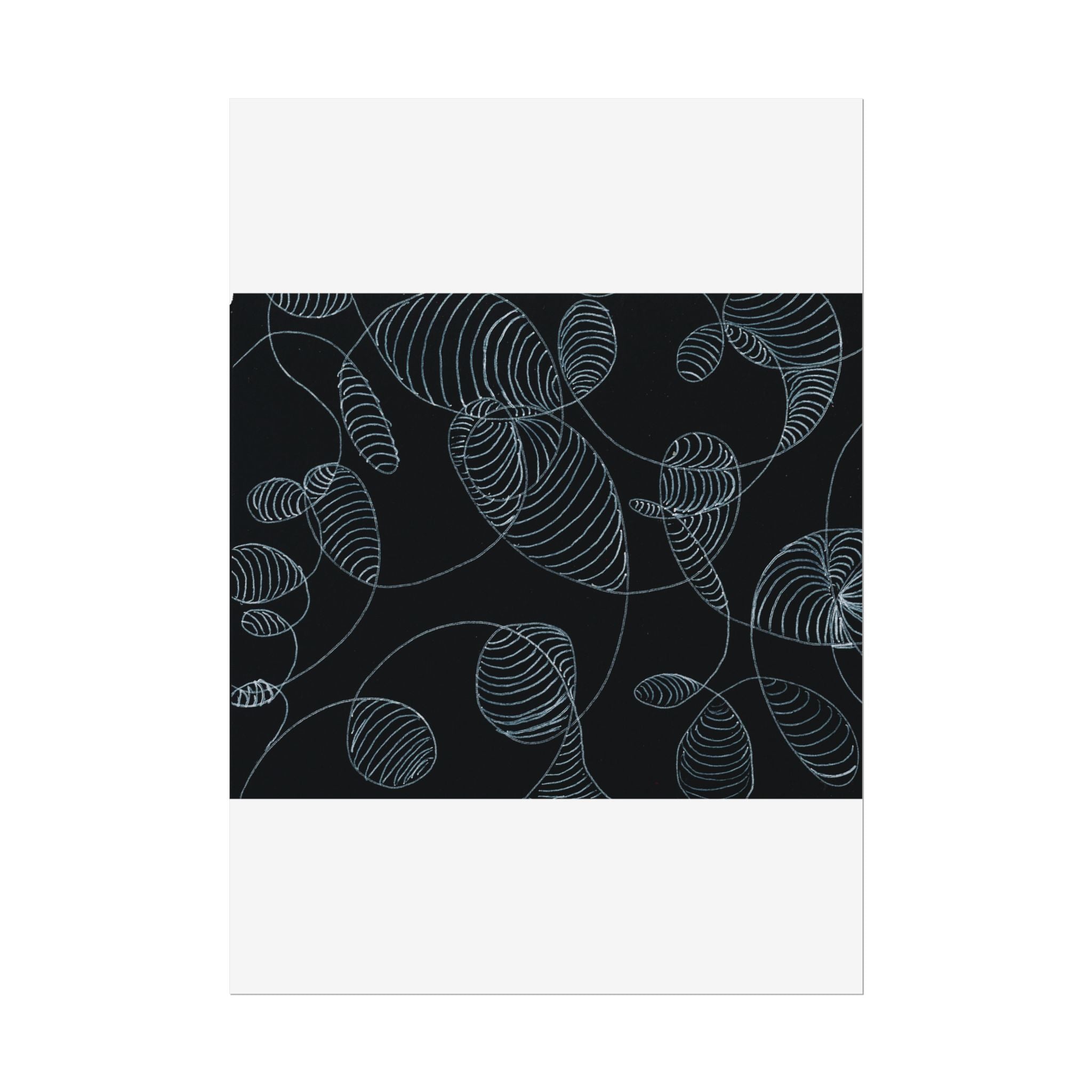 Open Edition Fine Art Print Collection Minimal Abstract Line Art Rolled Poster | 20x30