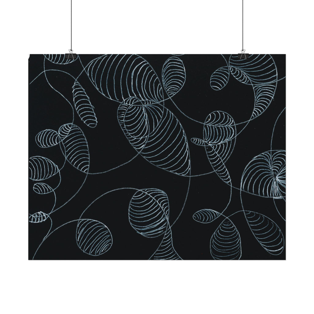 Open Edition Fine Art Print Collection Minimal Abstract Line Art Rolled Poster | 20x30