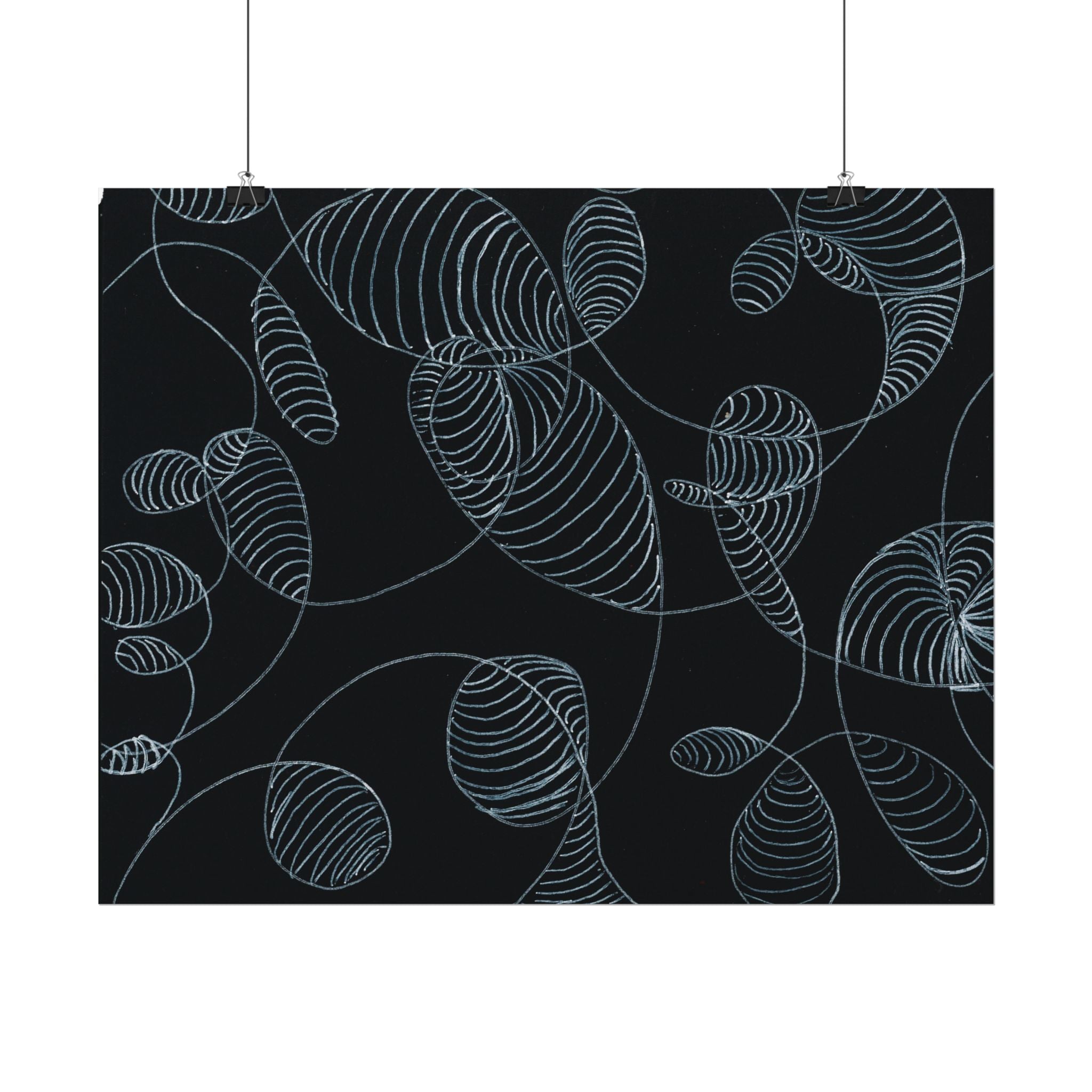 Open Edition Fine Art Print Collection Minimal Abstract Line Art Rolled Poster | 20x30