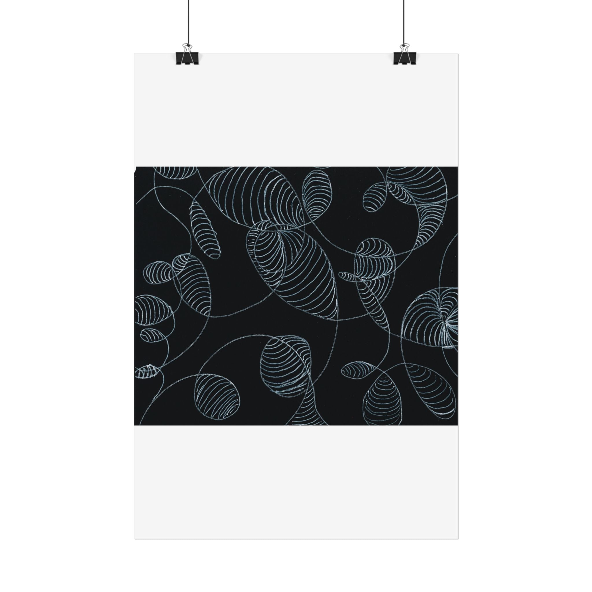 Open Edition Fine Art Print Collection Minimal Abstract Line Art Rolled Poster | 20x30