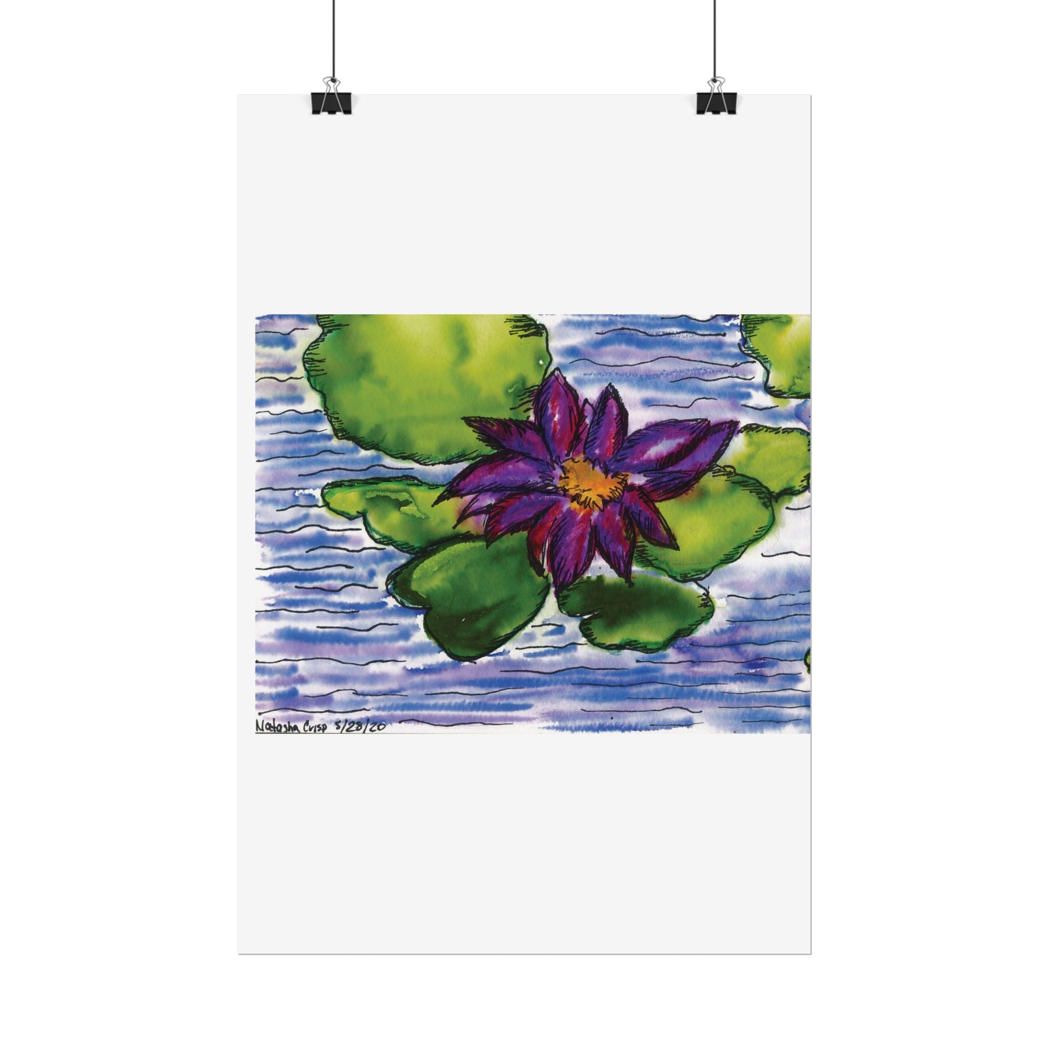 Open Edition Fine Art Print  Abstract Floral Wall Art  285gsm Modern Botanical Decor