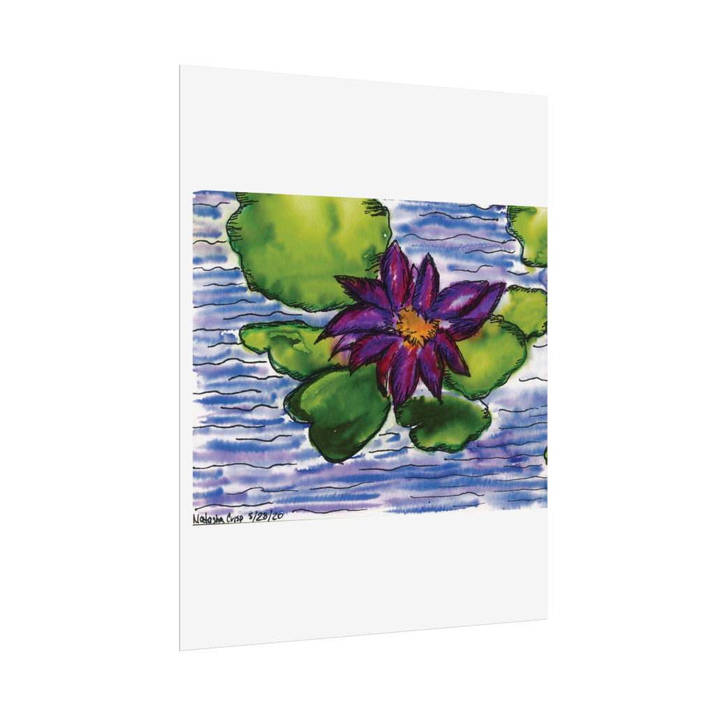 Open Edition Fine Art Print  Abstract Floral Wall Art  285gsm Modern Botanical Decor