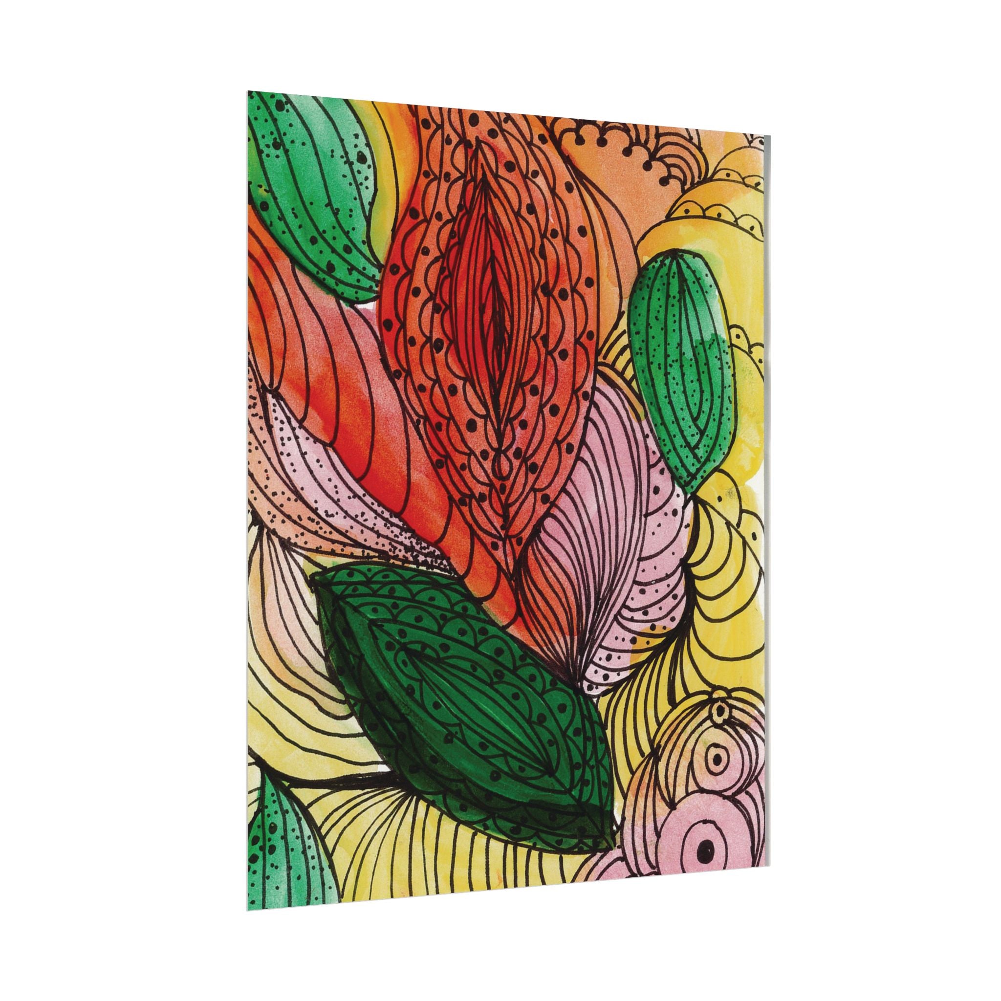 Open Edition Fine Art Print Collection Minimal Abstract Line Art Rolled Poster | 20x30