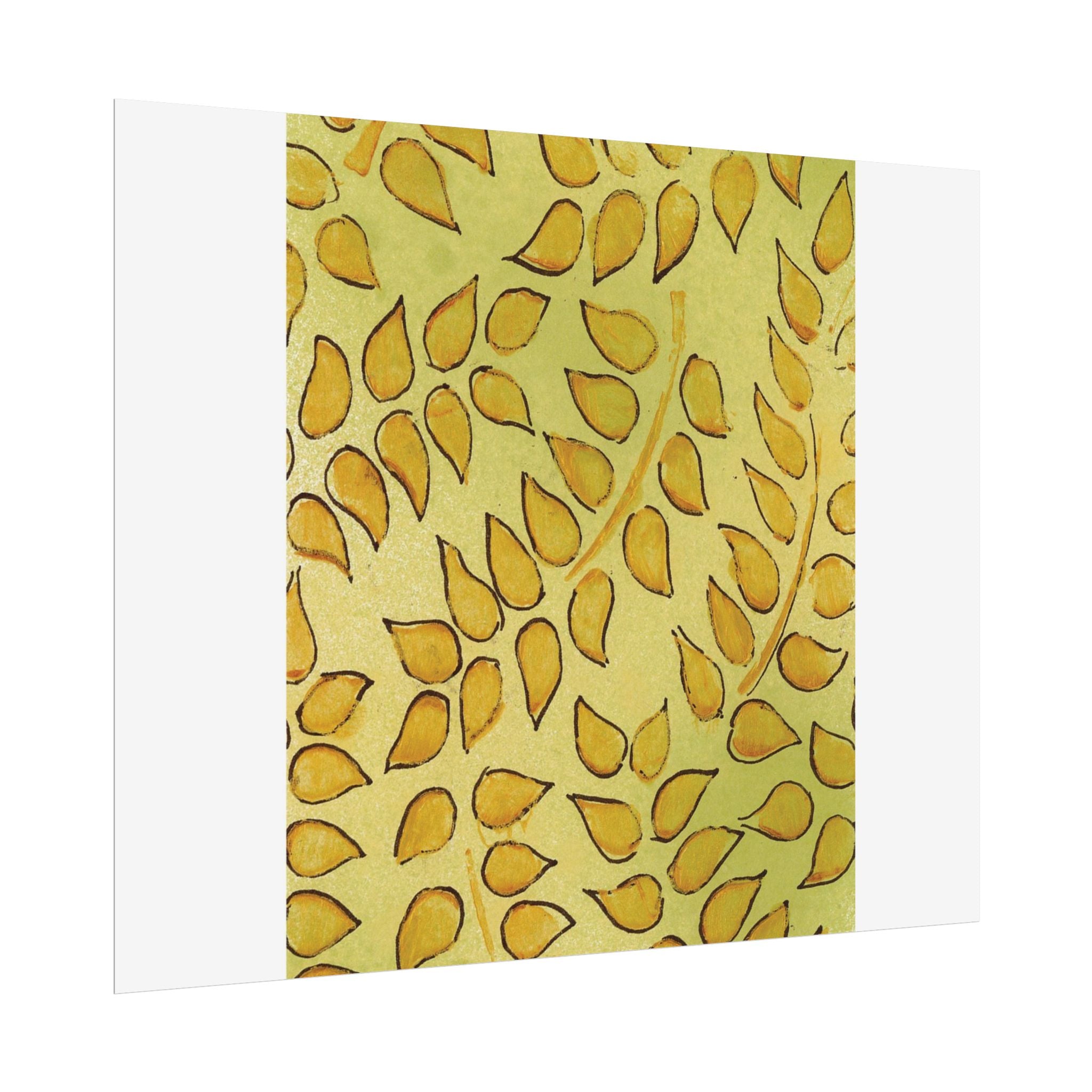 Open Edition Fine Art Print  Abstract Floral Wall Art  285gsm Museum Paper Vertical Artwork Modern Botanical Decor