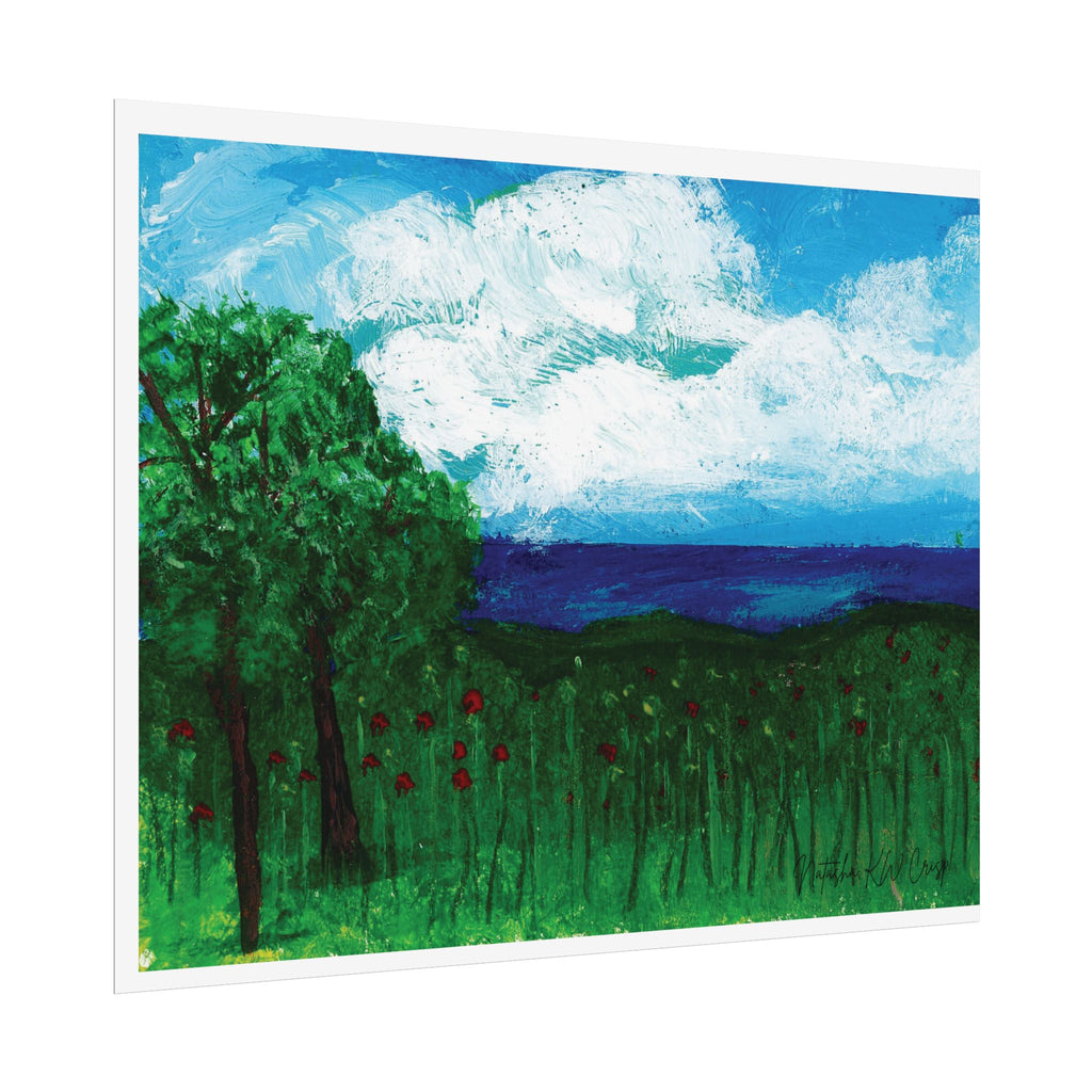 Limited Edition Fine Art Print   285gsm Modern  Decor "Lake View"