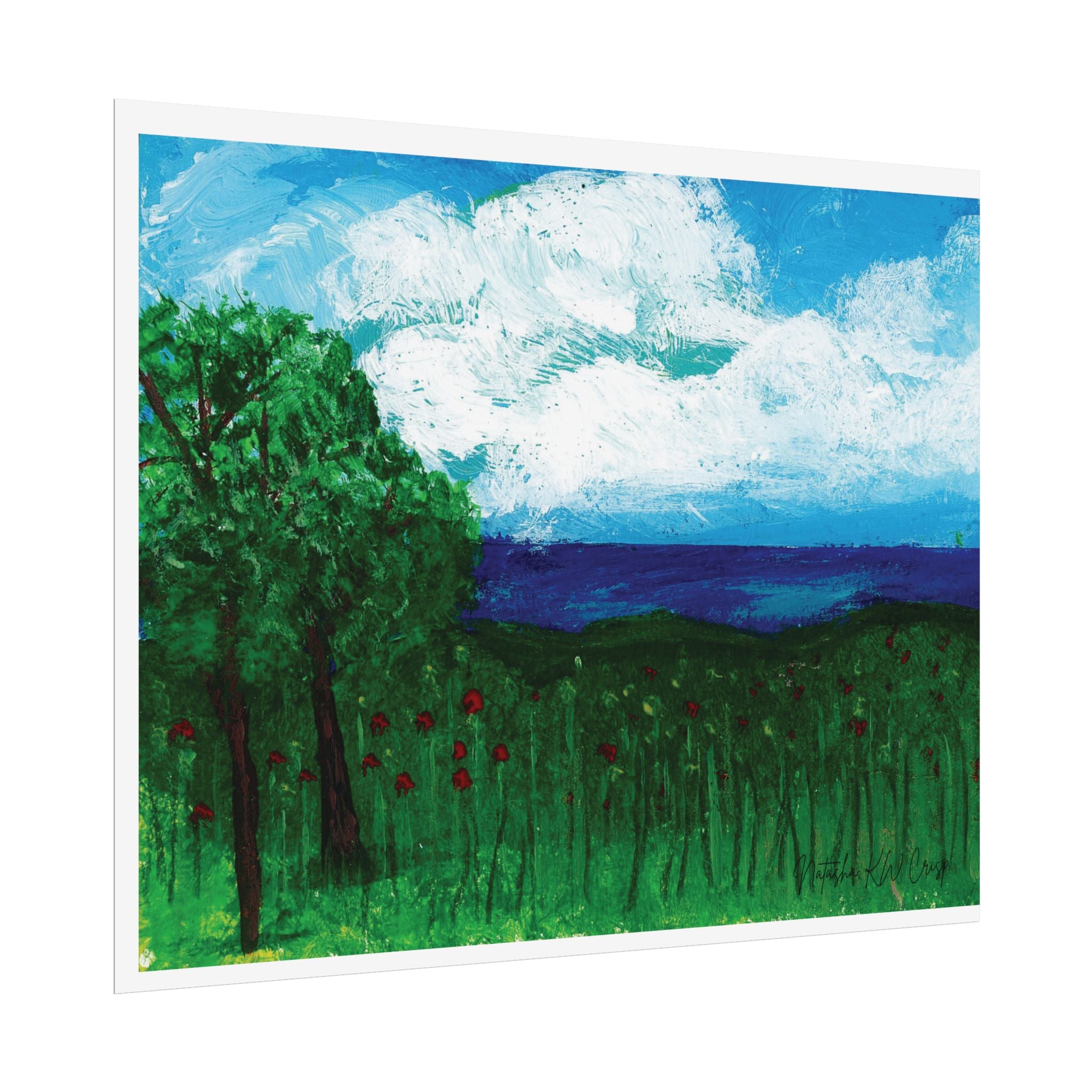 Limited Edition Fine Art Print   285gsm Modern  Decor "Lake View"