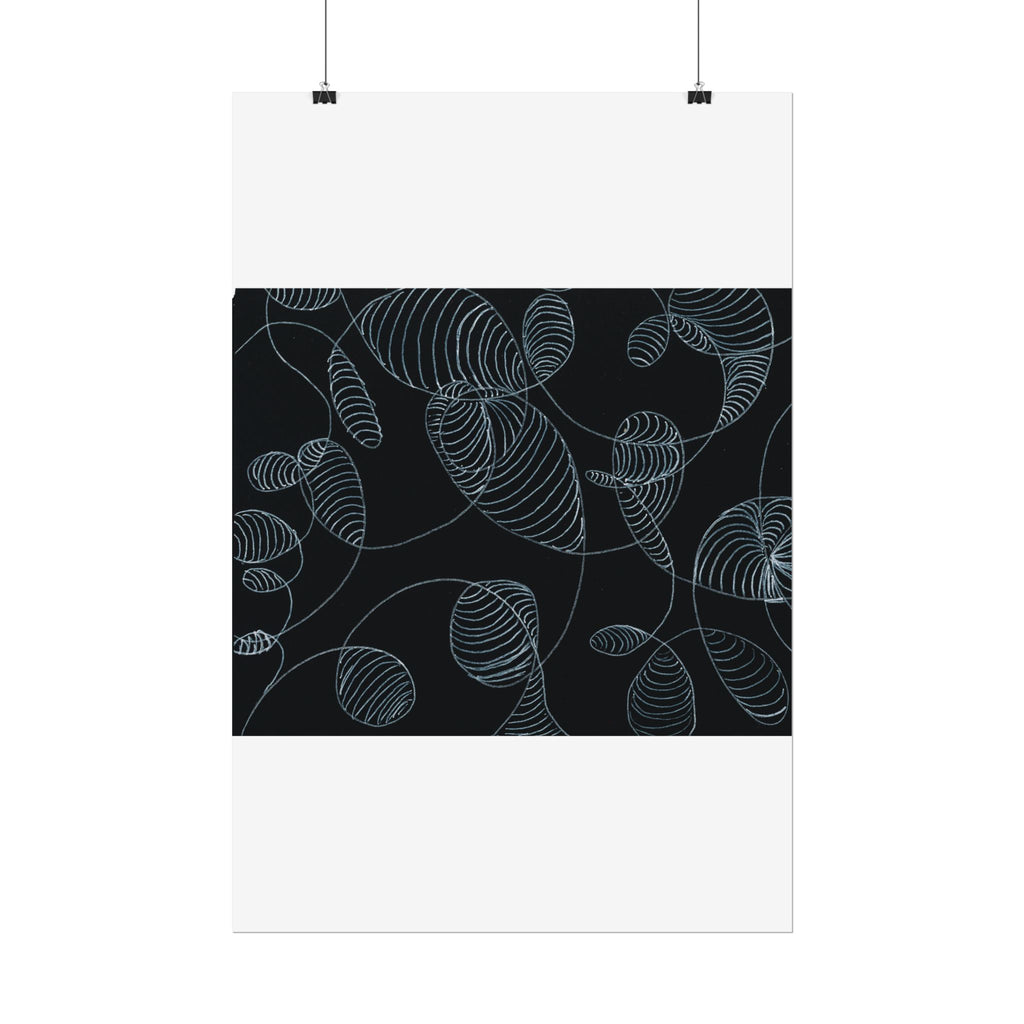 Open Edition Fine Art Print Collection Minimal Abstract Line Art Rolled Poster | 20x30