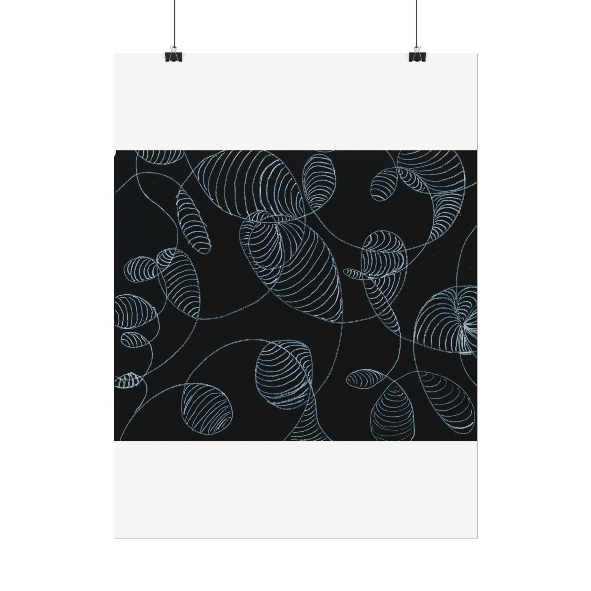 Open Edition Fine Art Print Collection Minimal Abstract Line Art Rolled Poster | 20x30