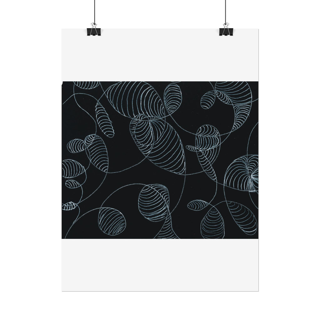 Open Edition Fine Art Print Collection Minimal Abstract Line Art Rolled Poster | 20x30