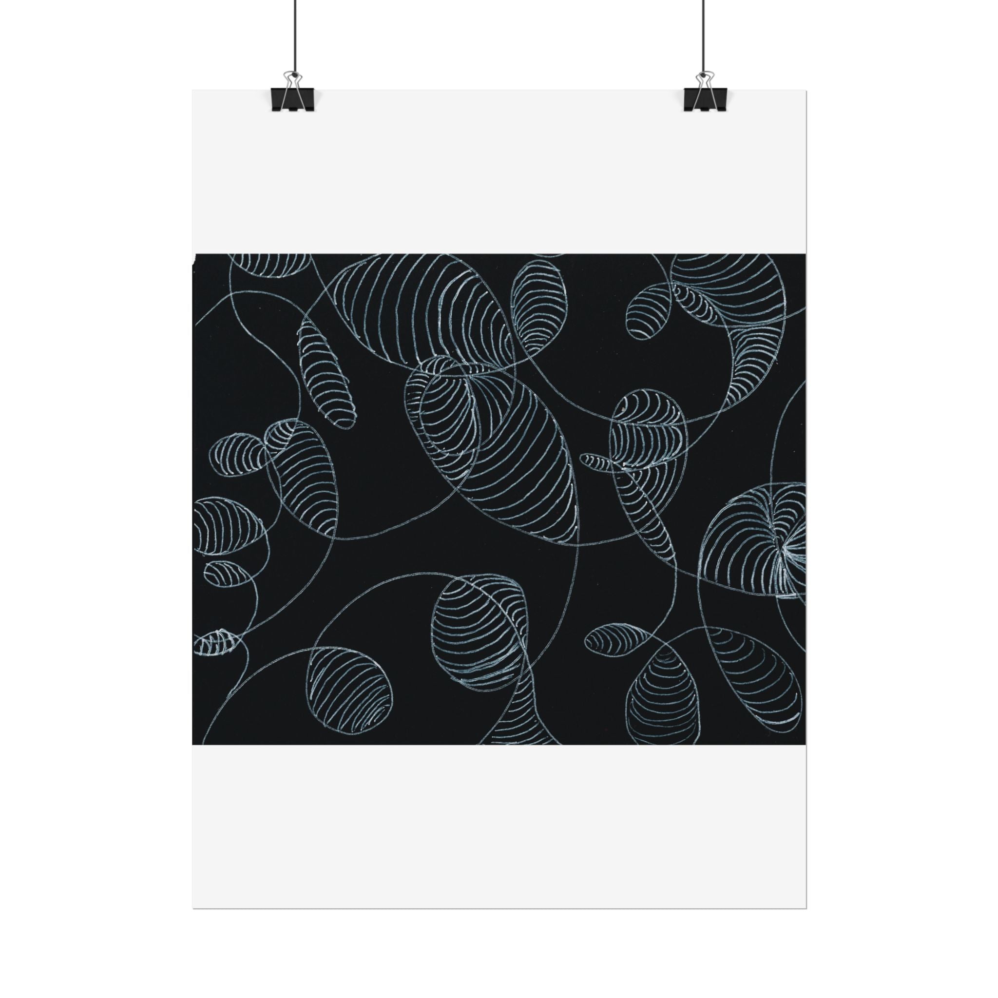 Open Edition Fine Art Print Collection Minimal Abstract Line Art Rolled Poster | 20x30