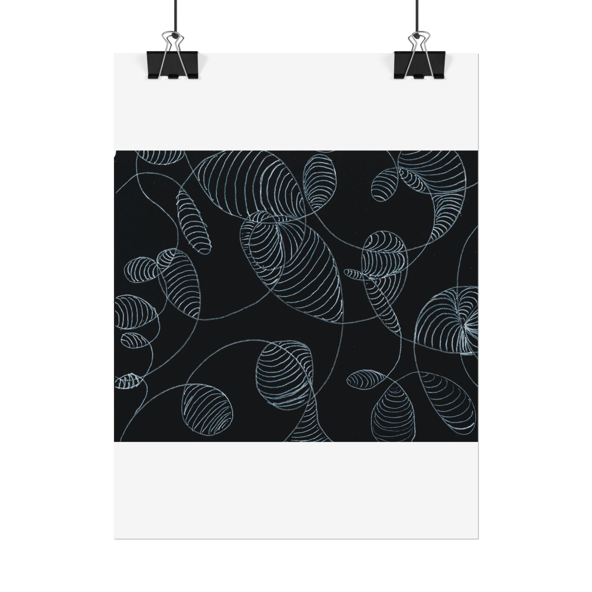 Open Edition Fine Art Print Collection Minimal Abstract Line Art Rolled Poster | 20x30