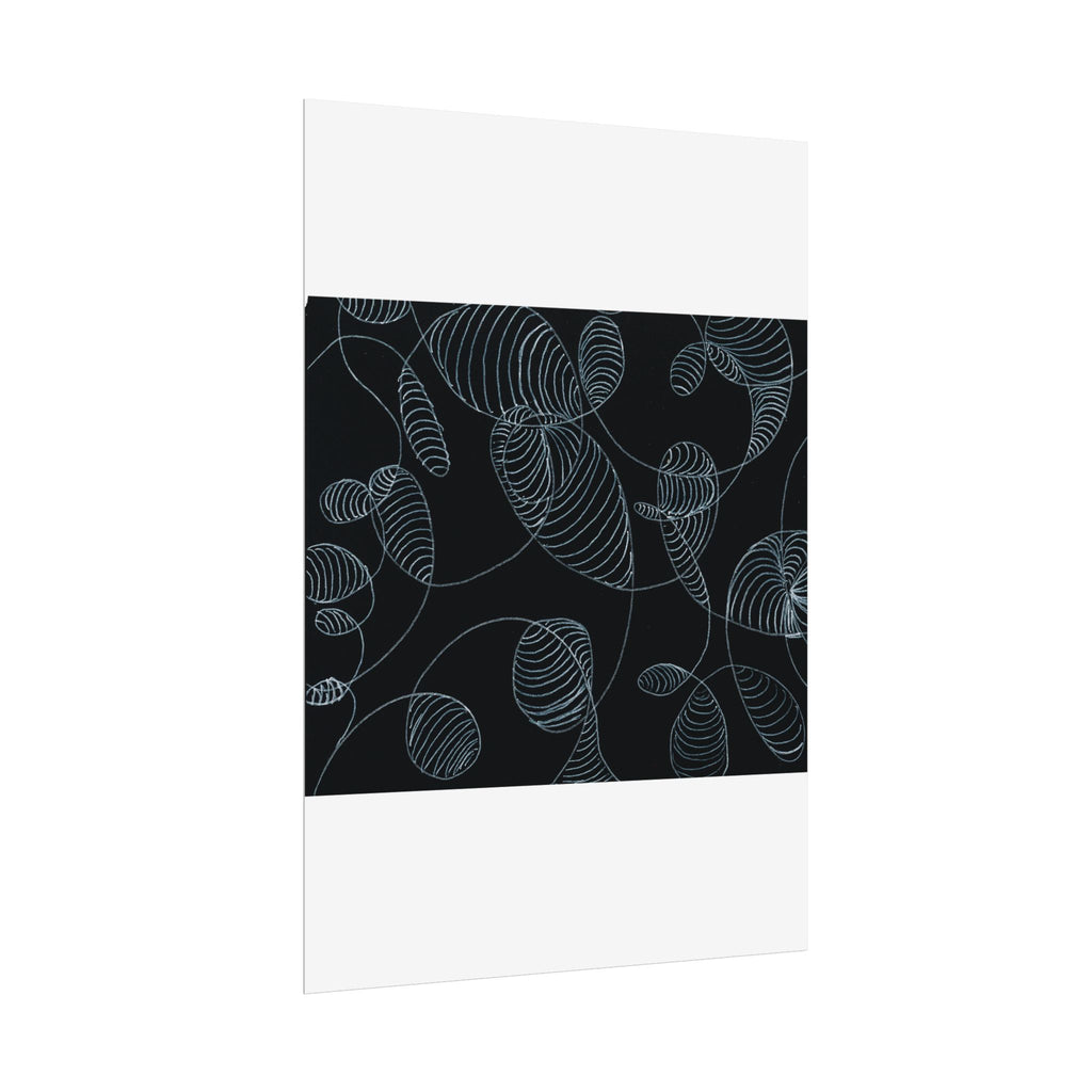 Open Edition Fine Art Print Collection Minimal Abstract Line Art Rolled Poster | 20x30