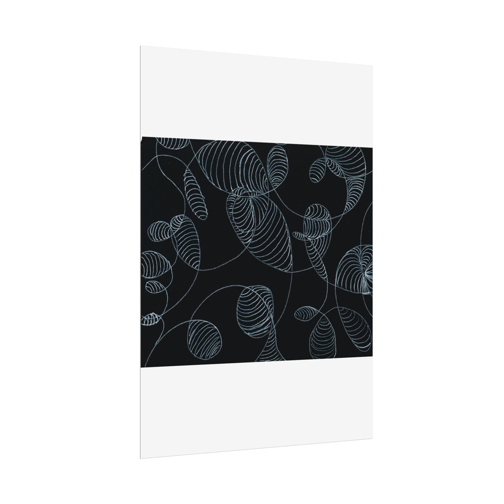 Open Edition Fine Art Print Collection Minimal Abstract Line Art Rolled Poster | 20x30