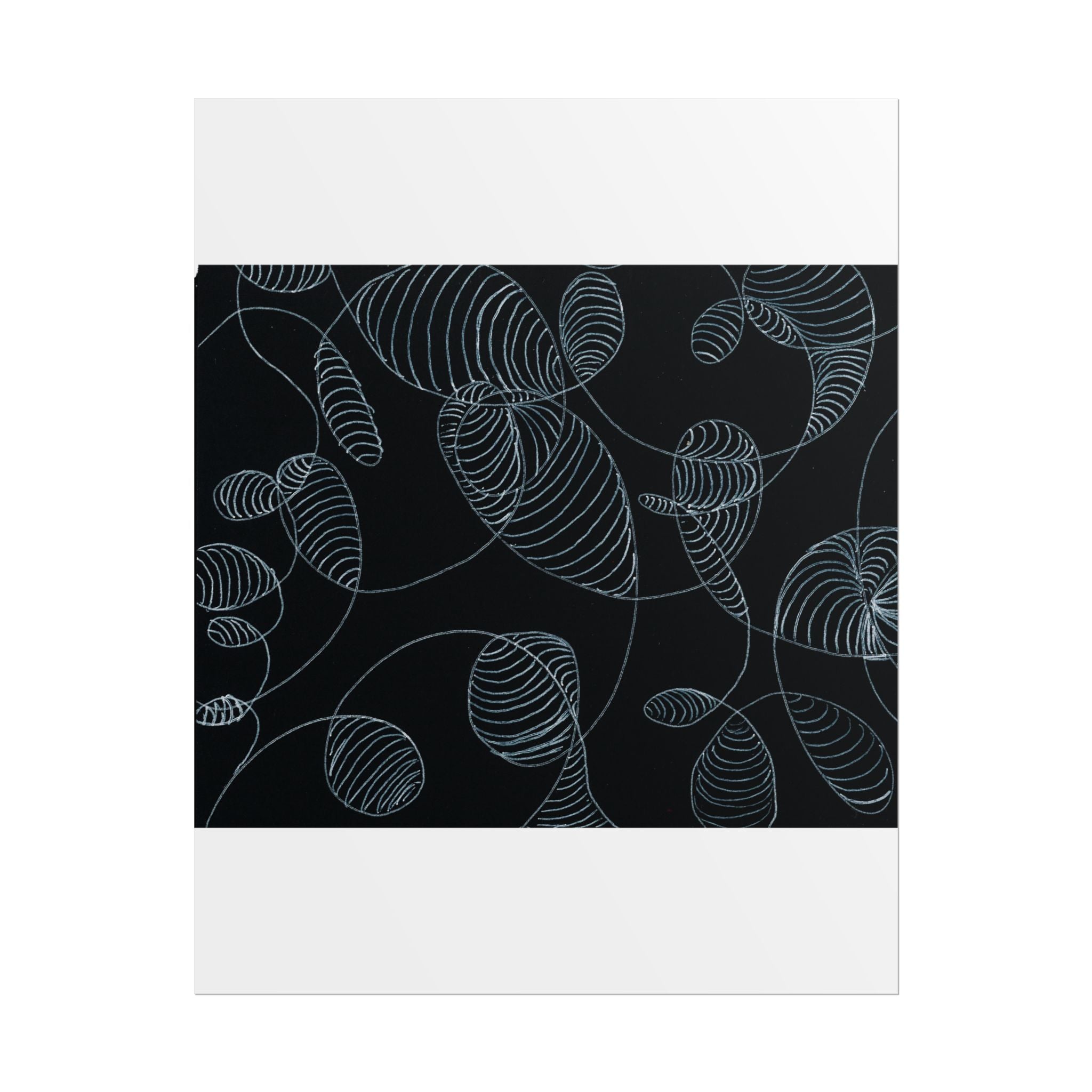 Open Edition Fine Art Print Collection Minimal Abstract Line Art Rolled Poster | 20x30