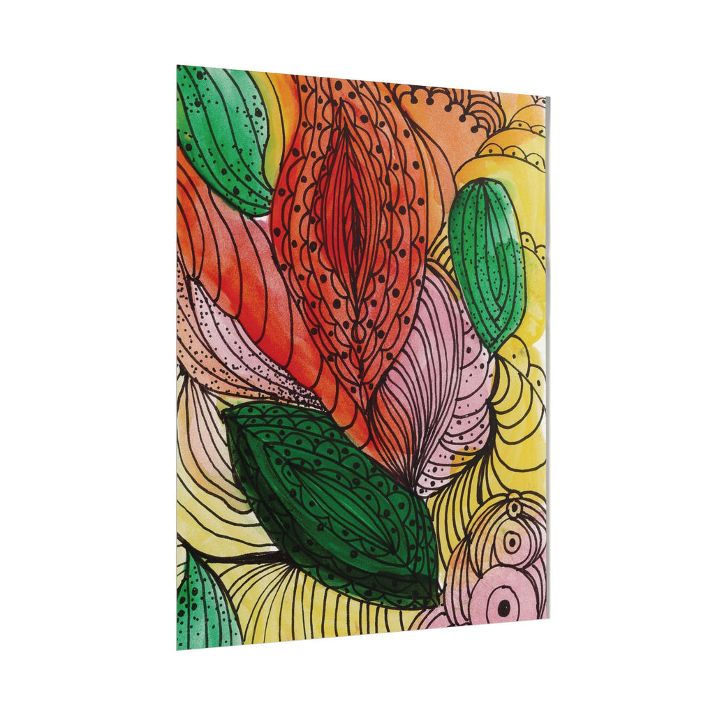 Open Edition Fine Art Print Collection Minimal Abstract Line Art Rolled Poster | 20x30
