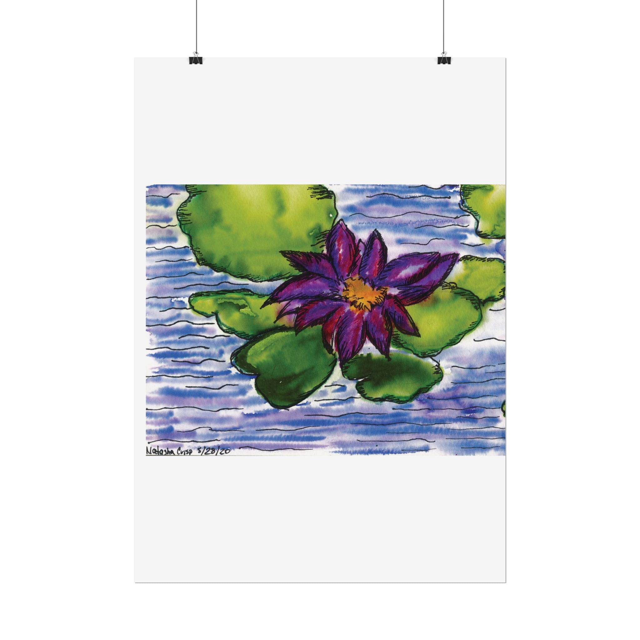 Open Edition Fine Art Print  Abstract Floral Wall Art  285gsm Modern Botanical Decor
