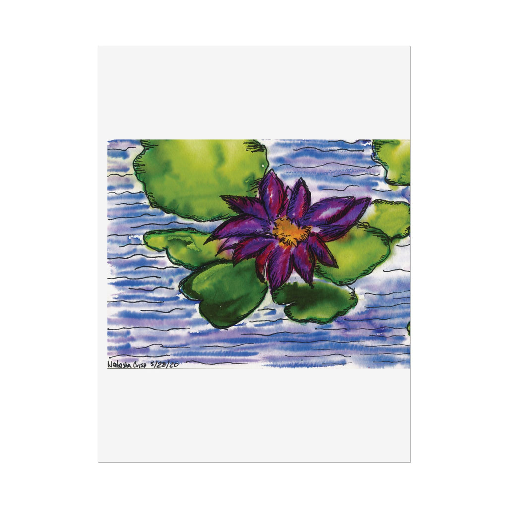 Open Edition Fine Art Print  Abstract Floral Wall Art  285gsm Modern Botanical Decor