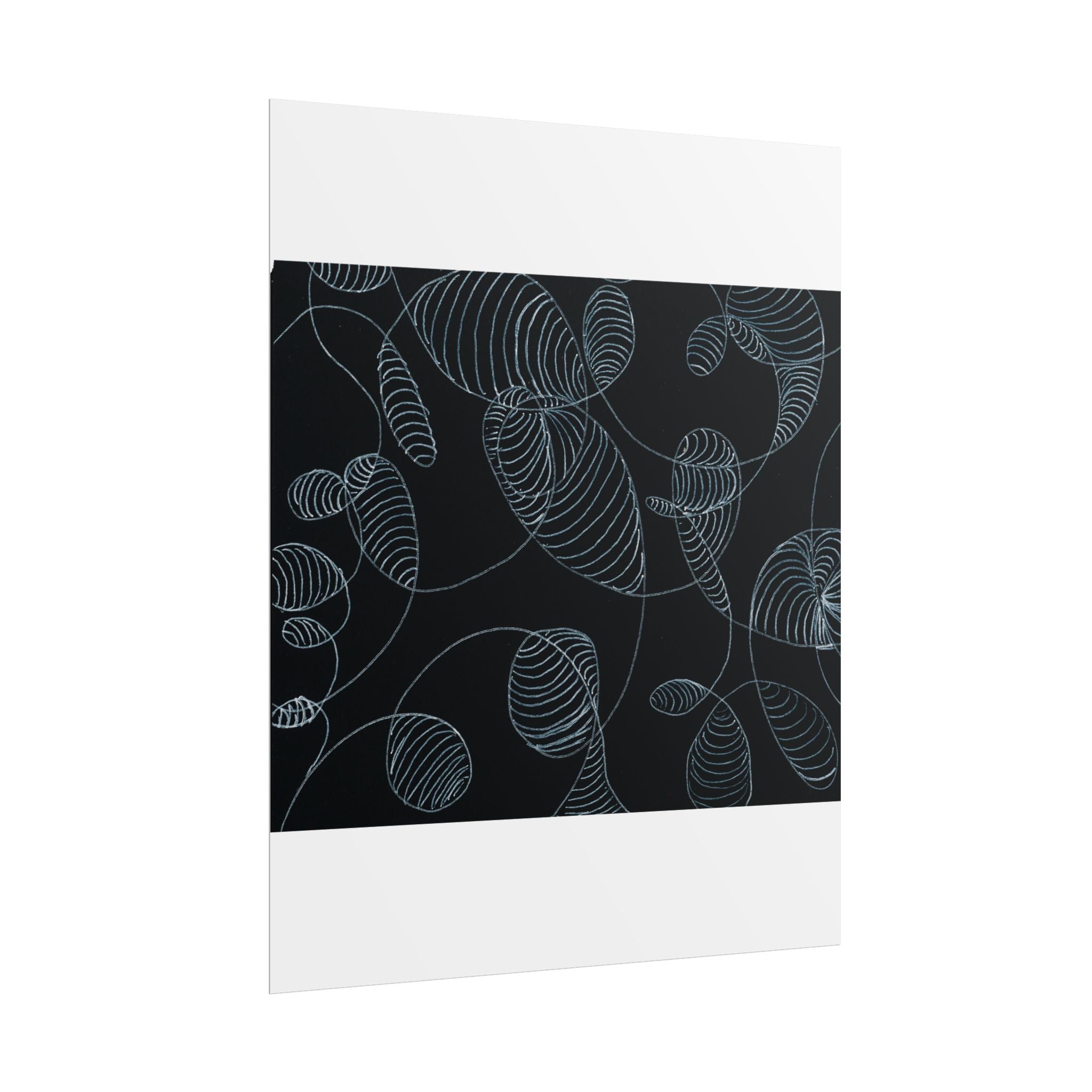 Open Edition Fine Art Print Collection Minimal Abstract Line Art Rolled Poster | 20x30
