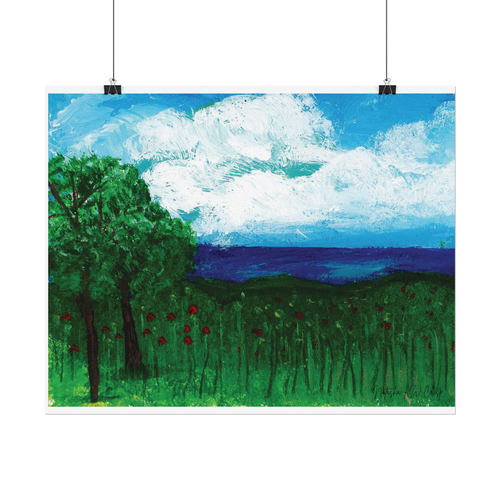 Limited Edition Fine Art Print   285gsm Modern  Decor "Lake View"