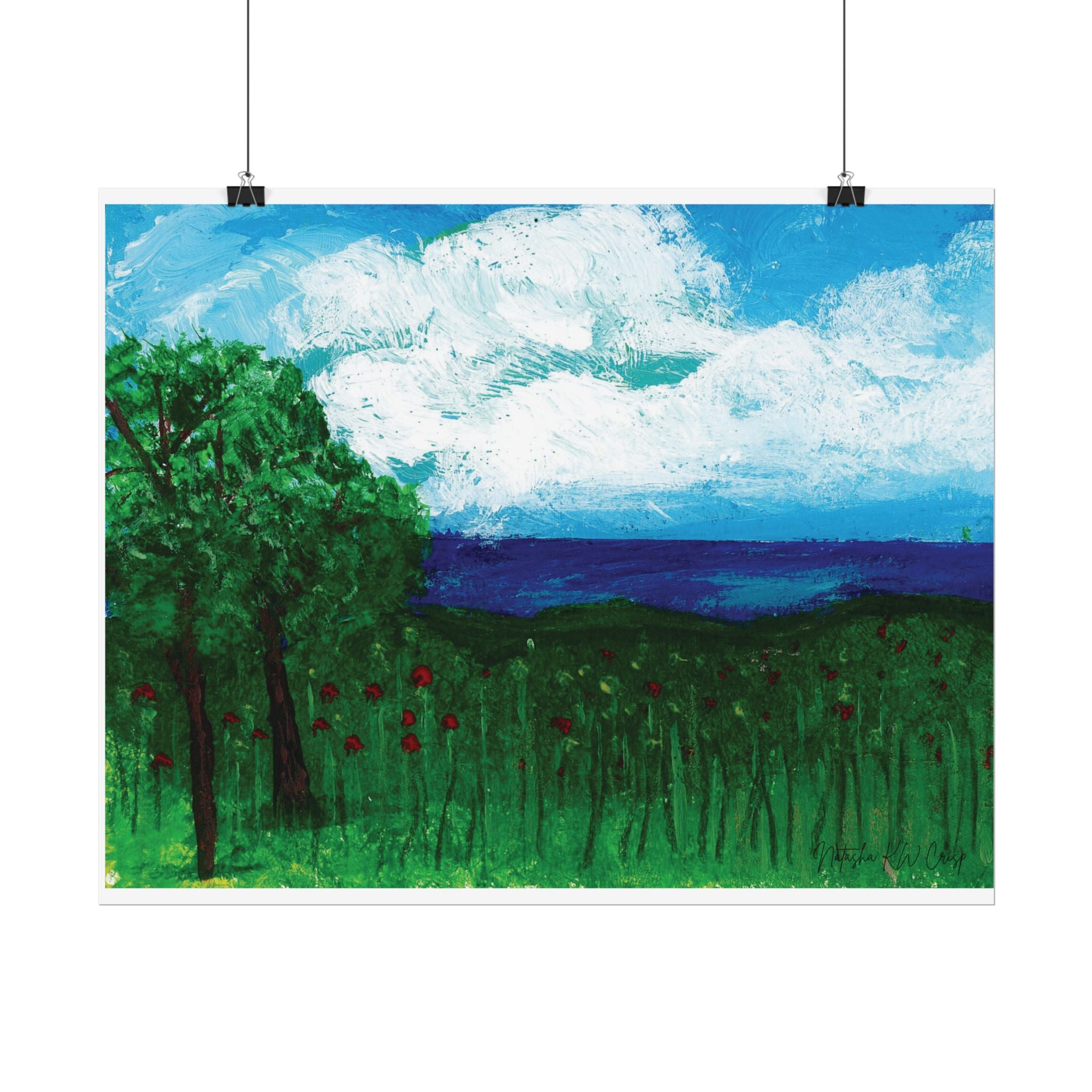 Limited Edition Fine Art Print   285gsm Modern  Decor "Lake View"