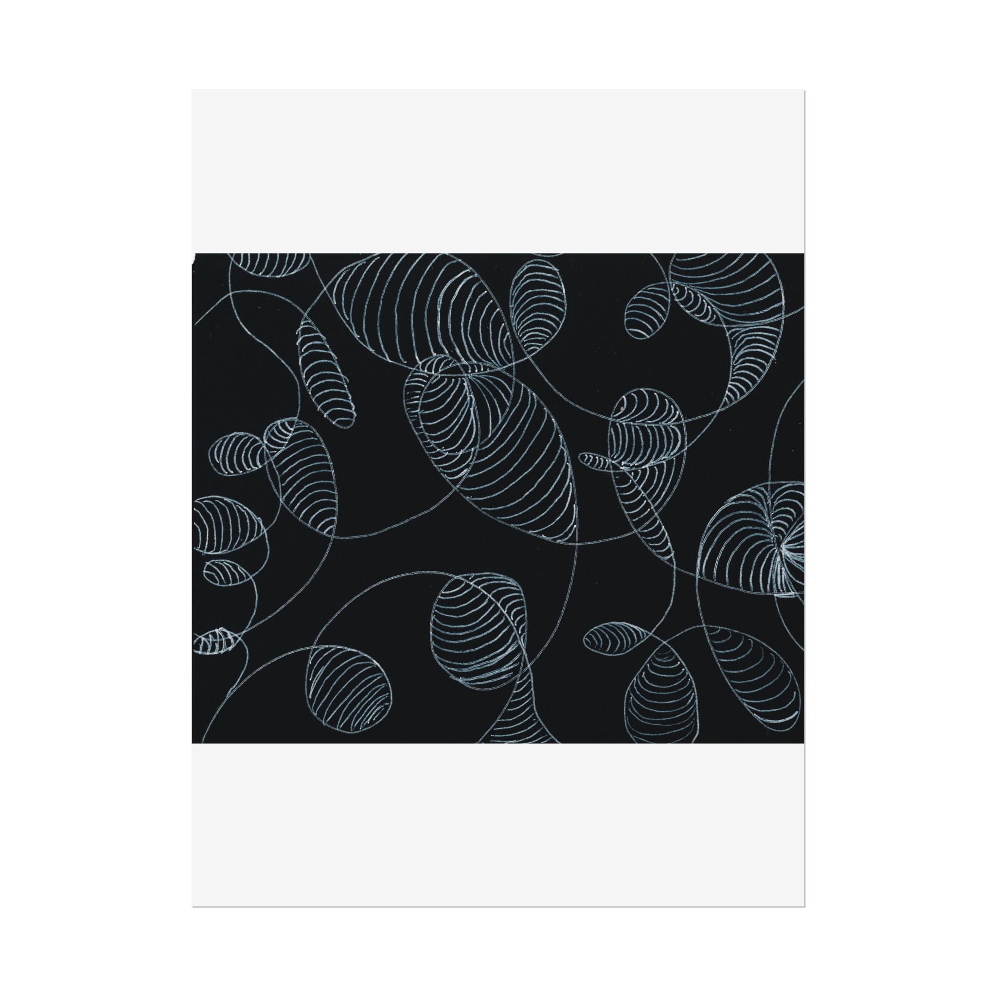 Open Edition Fine Art Print Collection Minimal Abstract Line Art Rolled Poster | 20x30