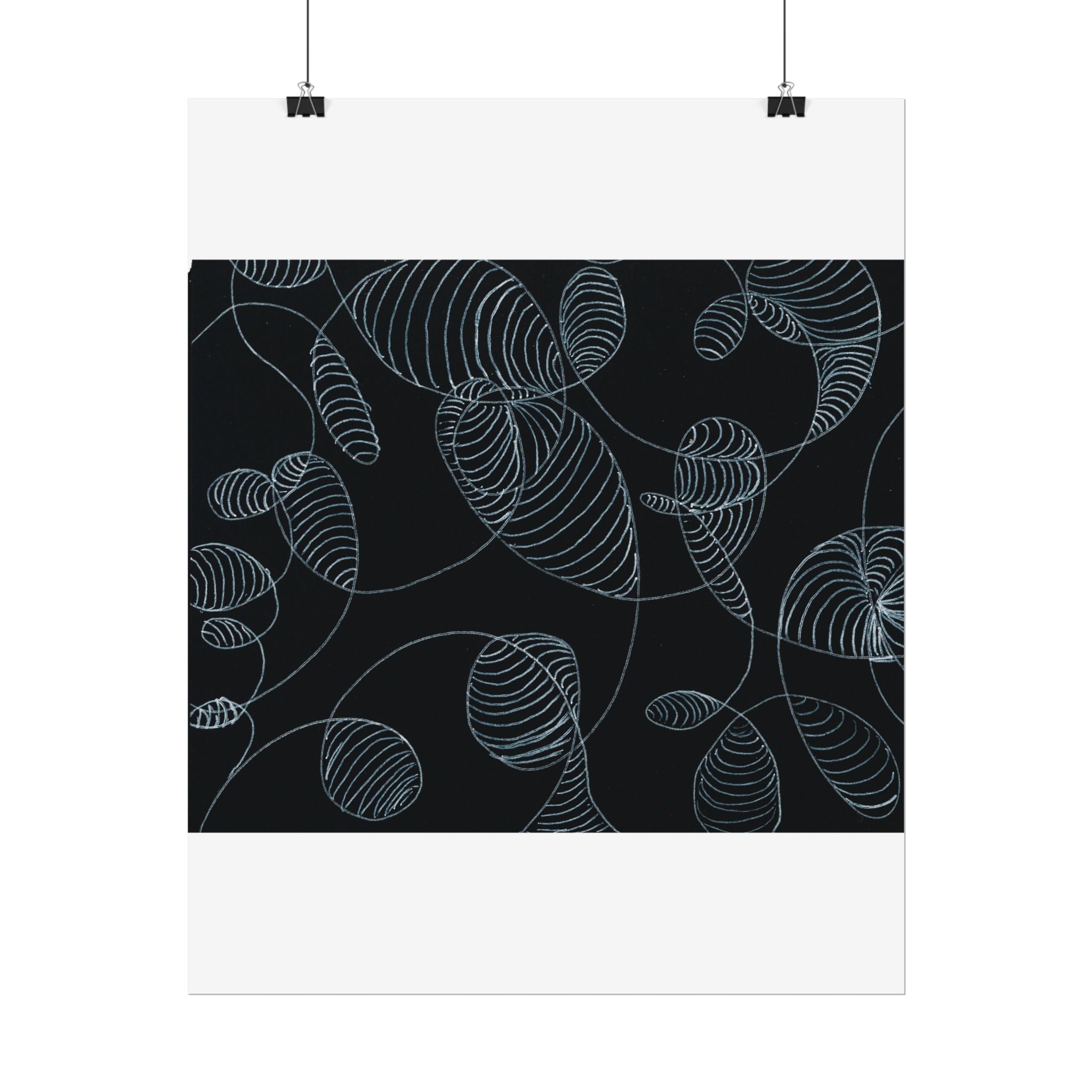 Open Edition Fine Art Print Collection Minimal Abstract Line Art Rolled Poster | 20x30