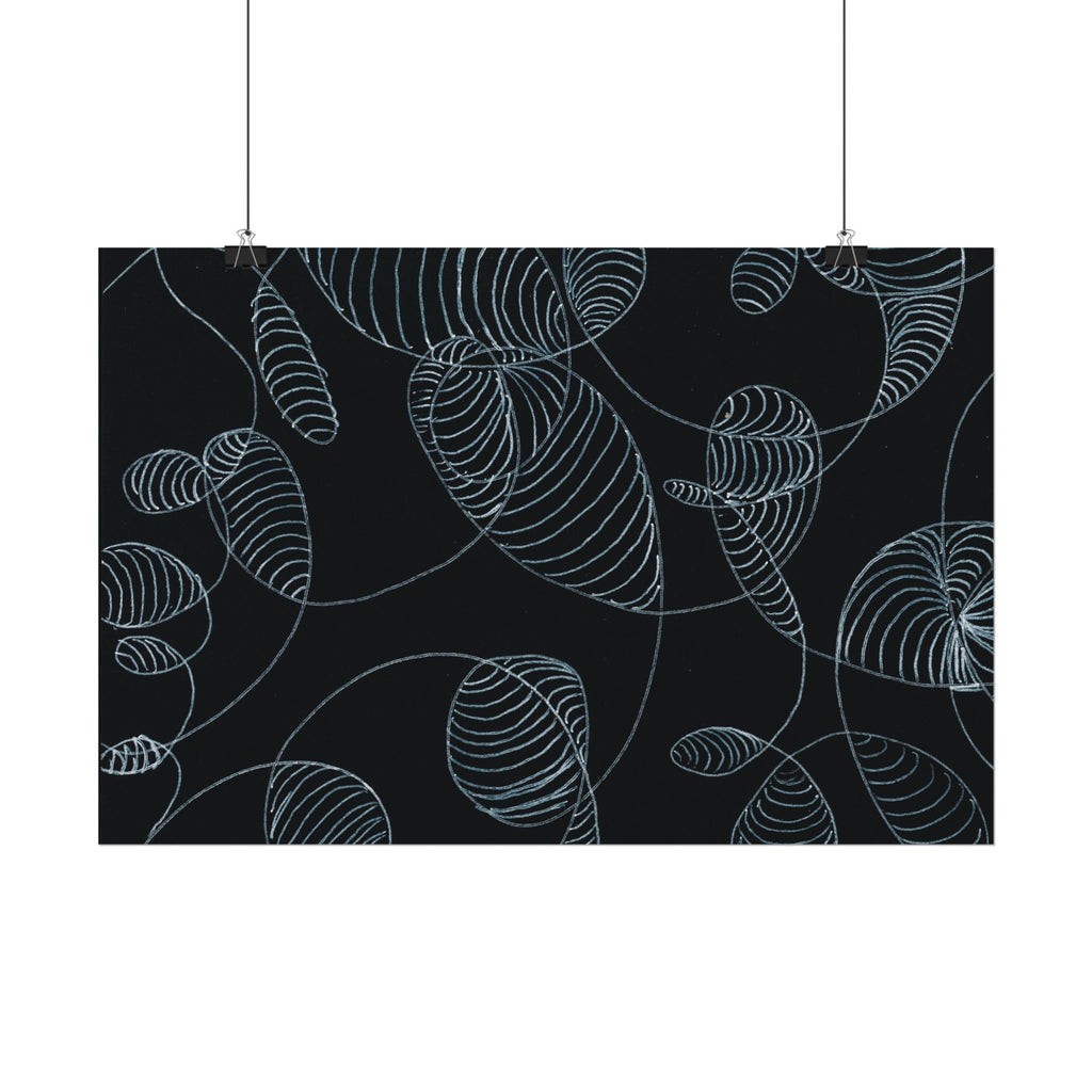 Open Edition Fine Art Print Collection Minimal Abstract Line Art Rolled Poster | 20x30