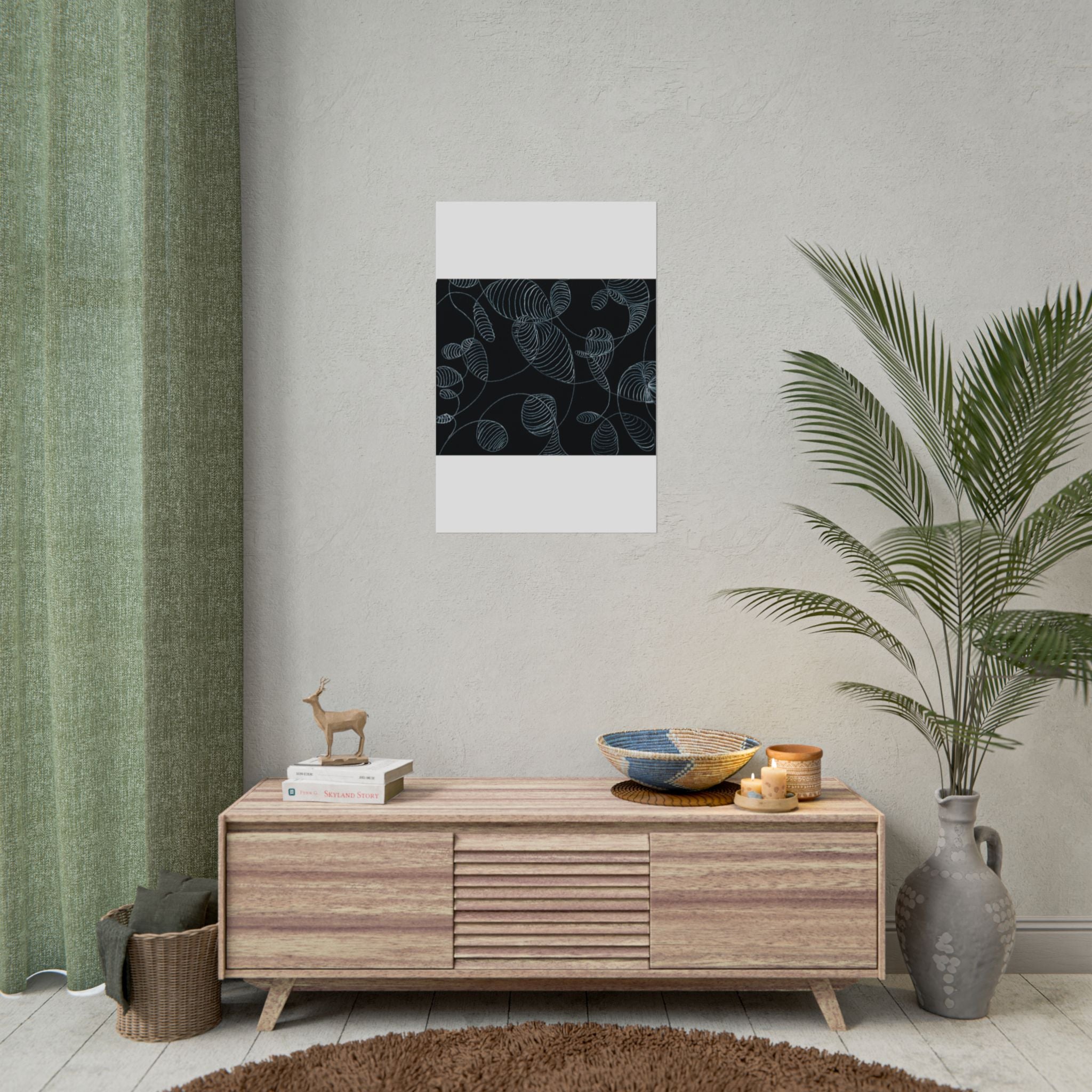 Open Edition Fine Art Print Collection Minimal Abstract Line Art Rolled Poster | 20x30