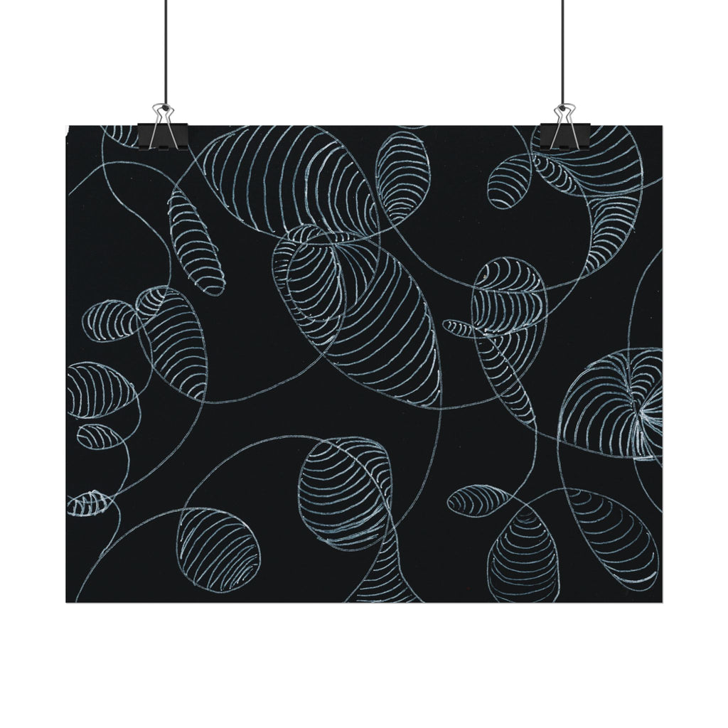 Open Edition Fine Art Print Collection Minimal Abstract Line Art Rolled Poster | 20x30