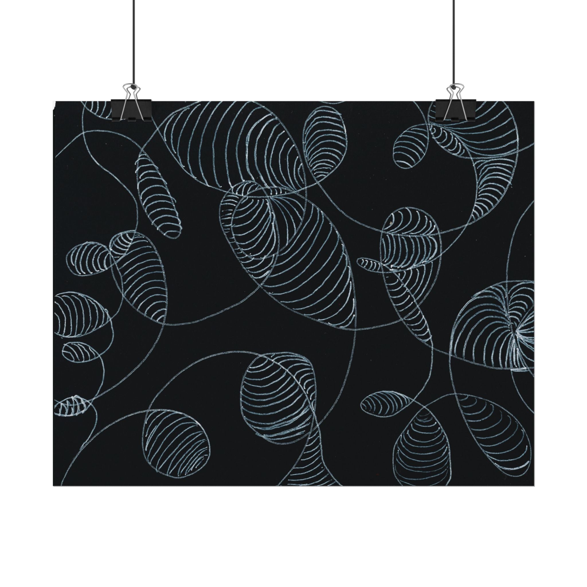 Open Edition Fine Art Print Collection Minimal Abstract Line Art Rolled Poster | 20x30