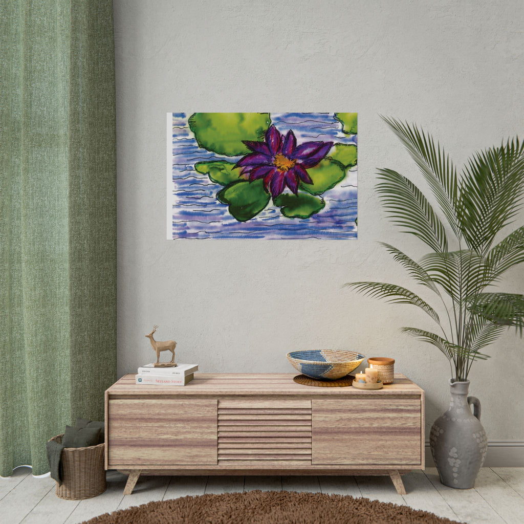 Open Edition Fine Art Print  Abstract Floral Wall Art  285gsm Modern Botanical Decor
