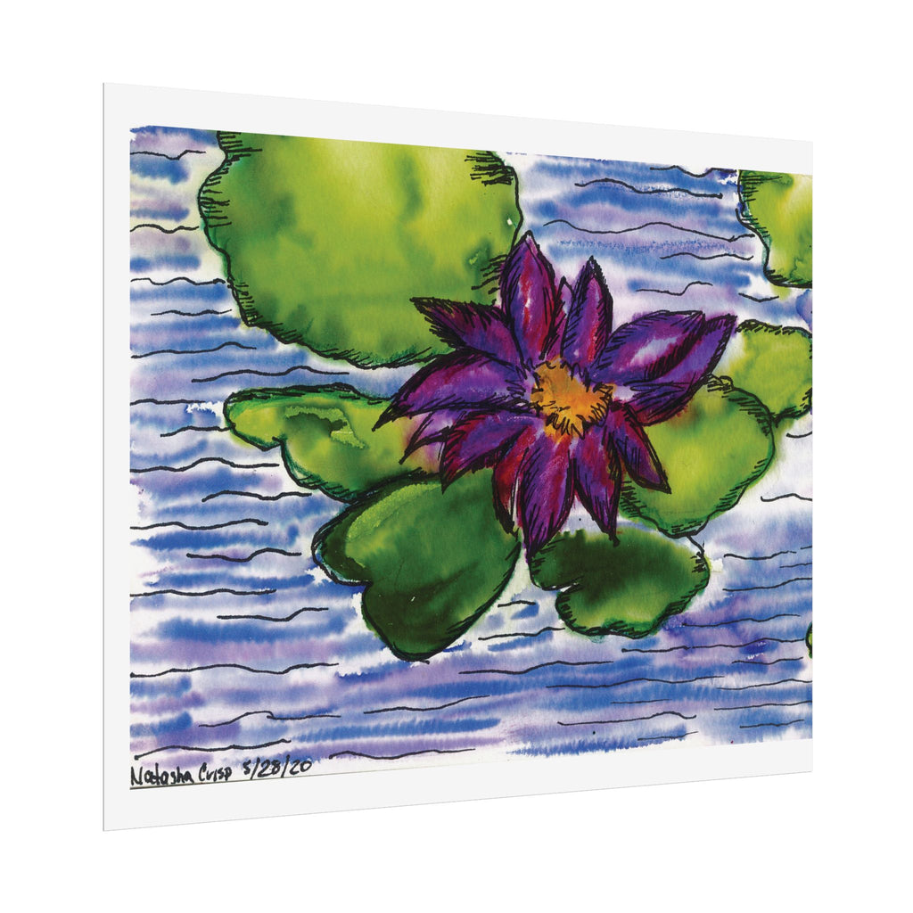 Open Edition Fine Art Print  Abstract Floral Wall Art  285gsm Modern Botanical Decor