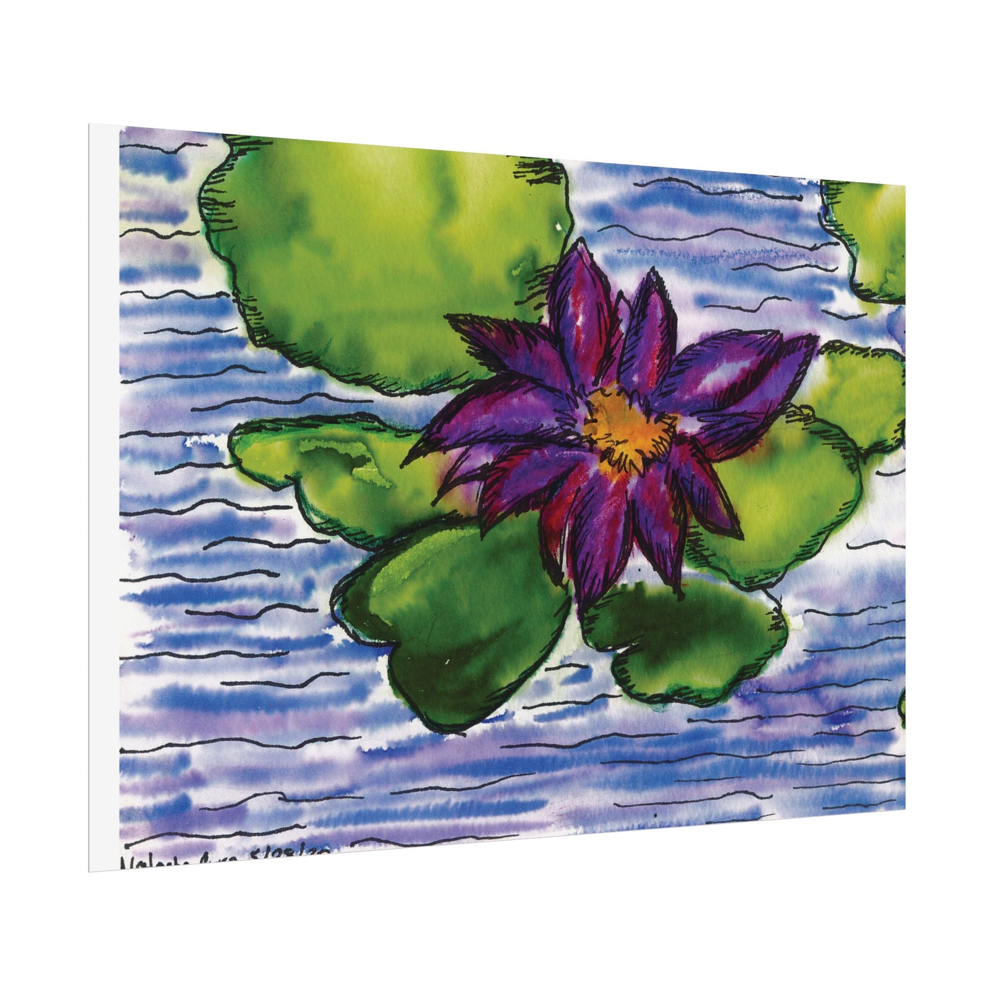 Open Edition Fine Art Print  Abstract Floral Wall Art  285gsm Modern Botanical Decor