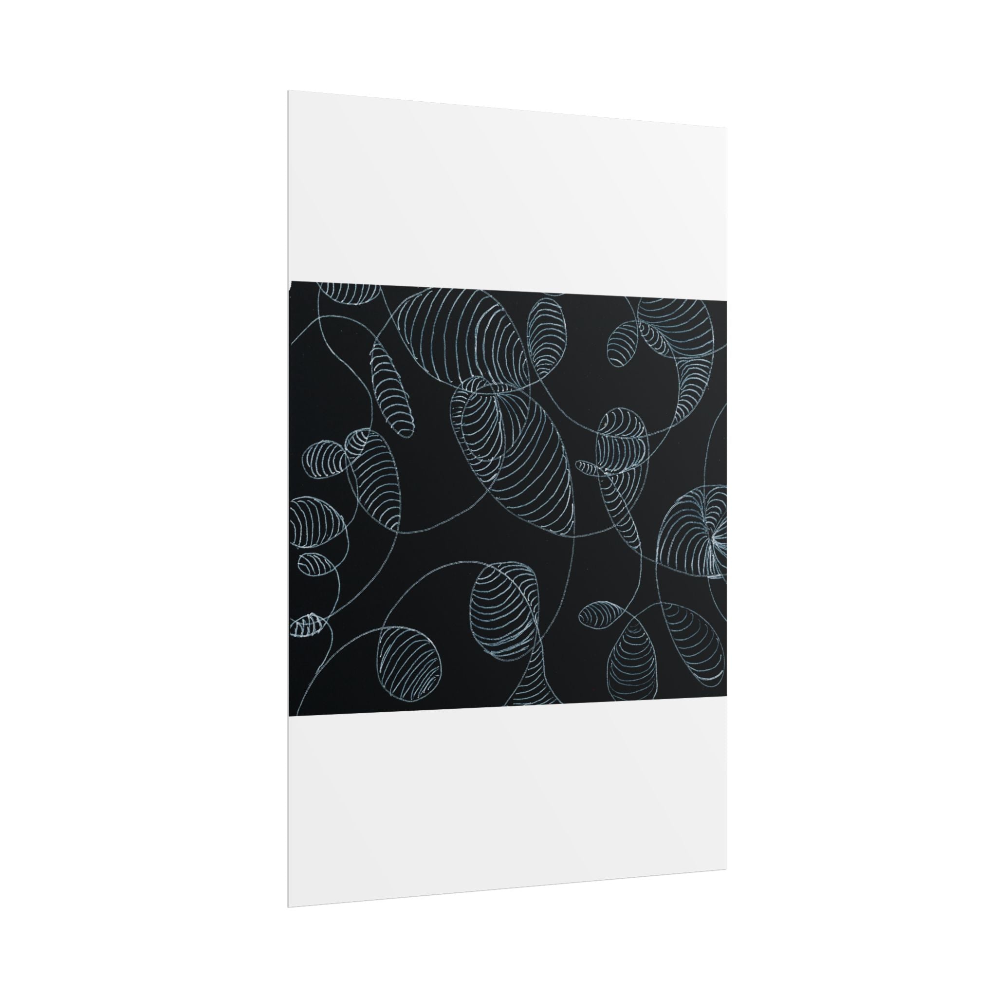 Open Edition Fine Art Print Collection Minimal Abstract Line Art Rolled Poster | 20x30