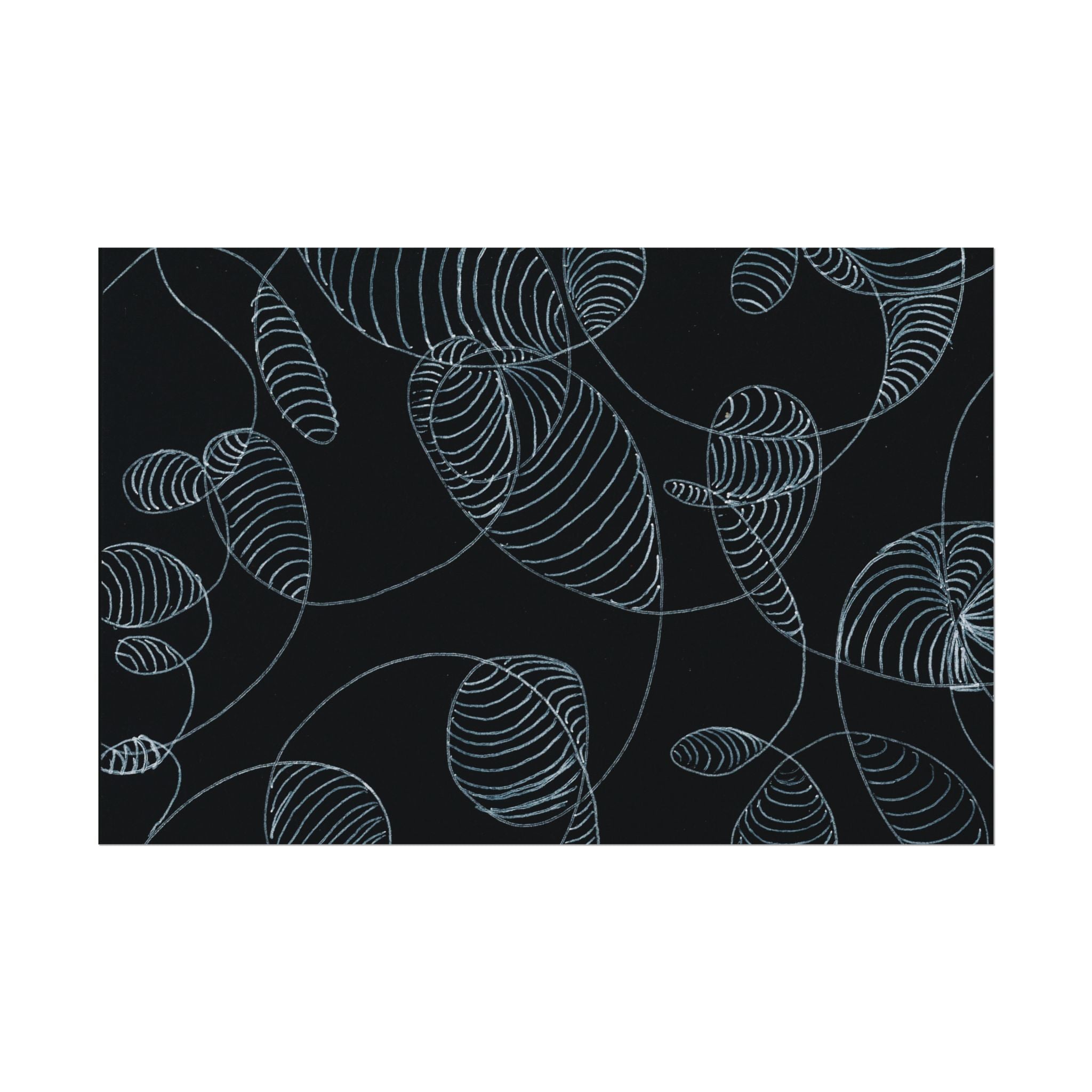 Open Edition Fine Art Print Collection Minimal Abstract Line Art Rolled Poster | 20x30