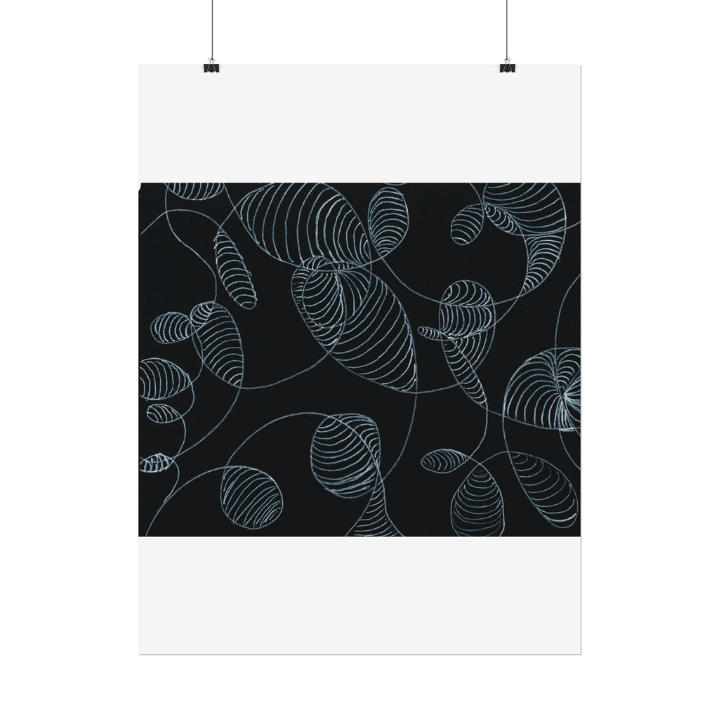 Open Edition Fine Art Print Collection Minimal Abstract Line Art Rolled Poster | 20x30