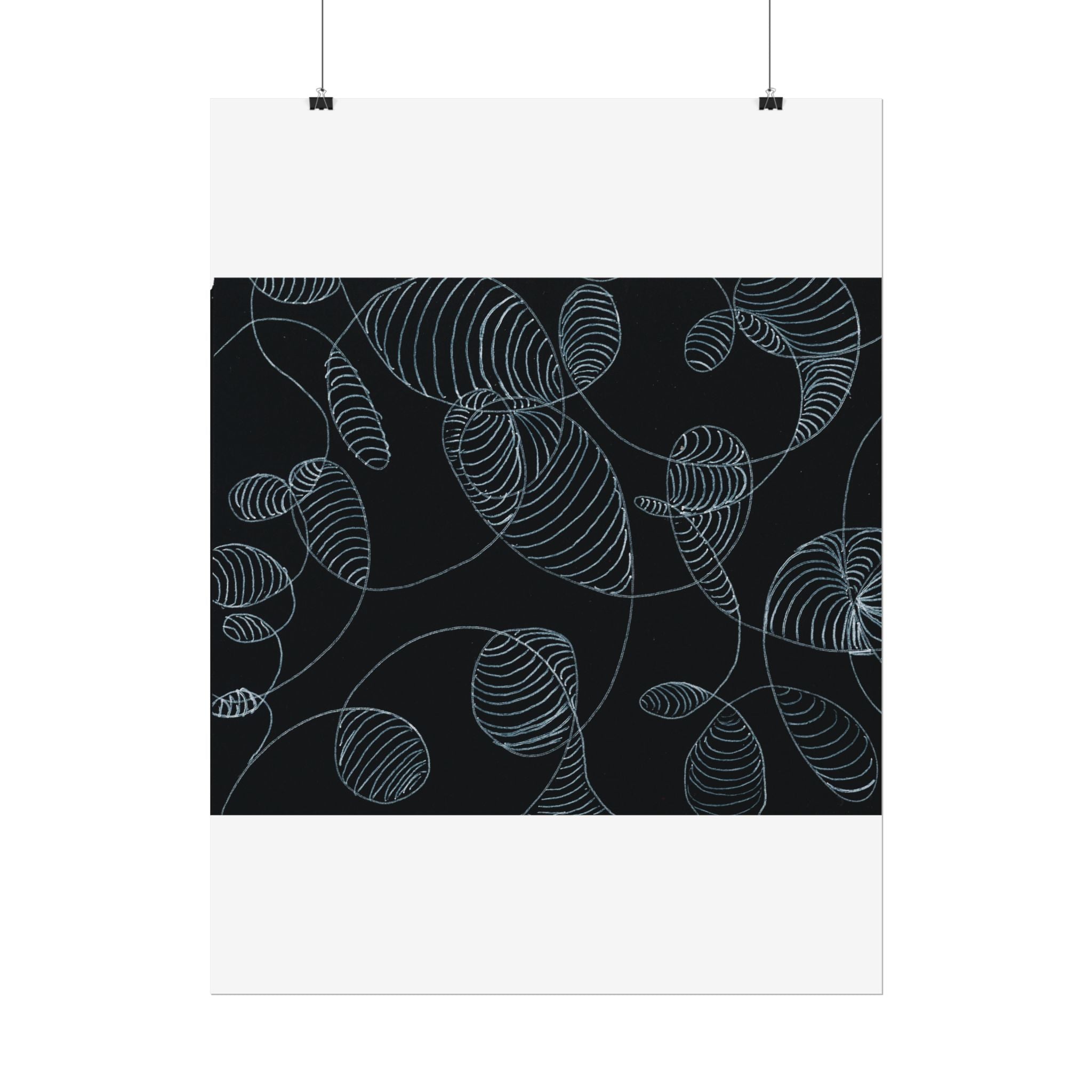 Open Edition Fine Art Print Collection Minimal Abstract Line Art Rolled Poster | 20x30