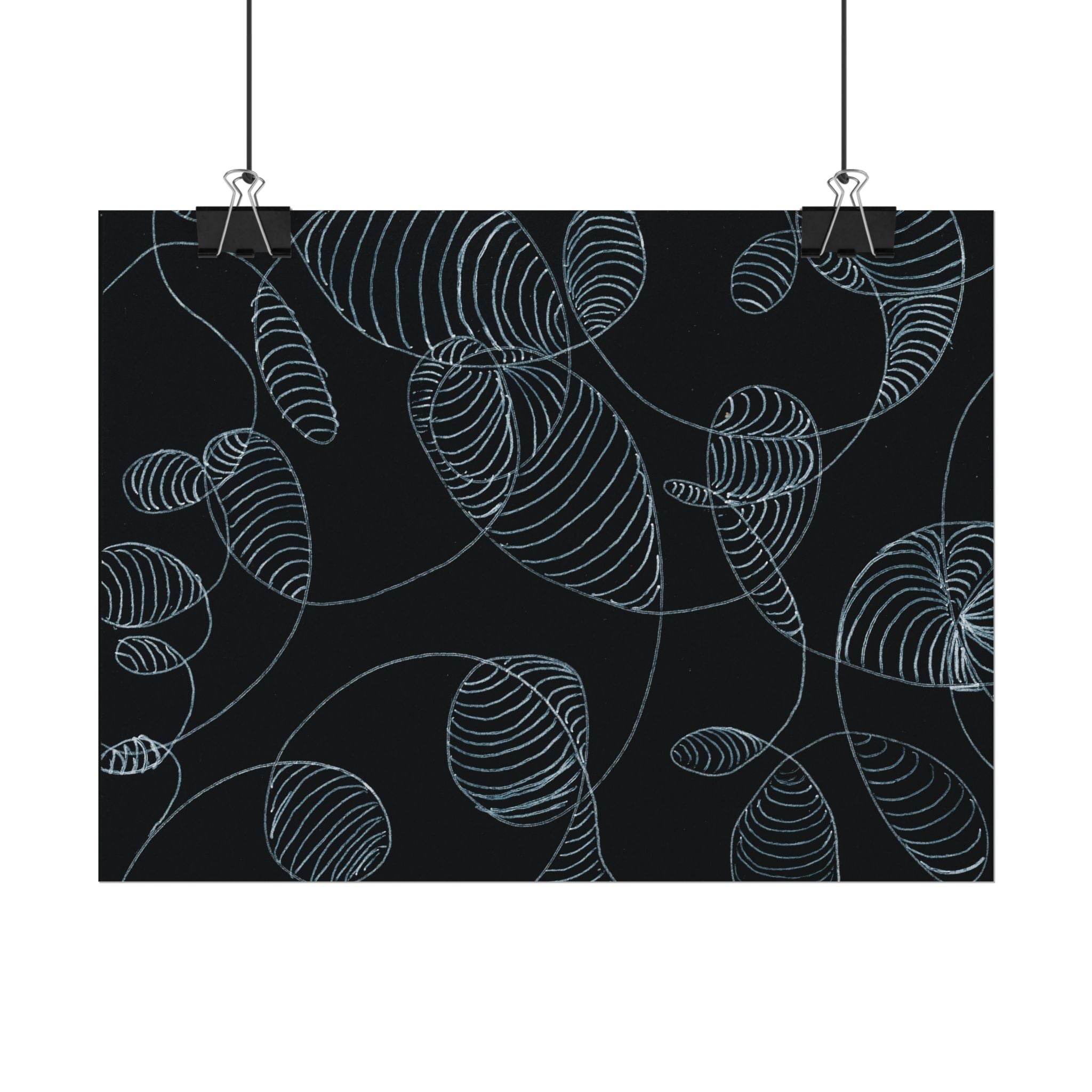 Open Edition Fine Art Print Collection Minimal Abstract Line Art Rolled Poster | 20x30