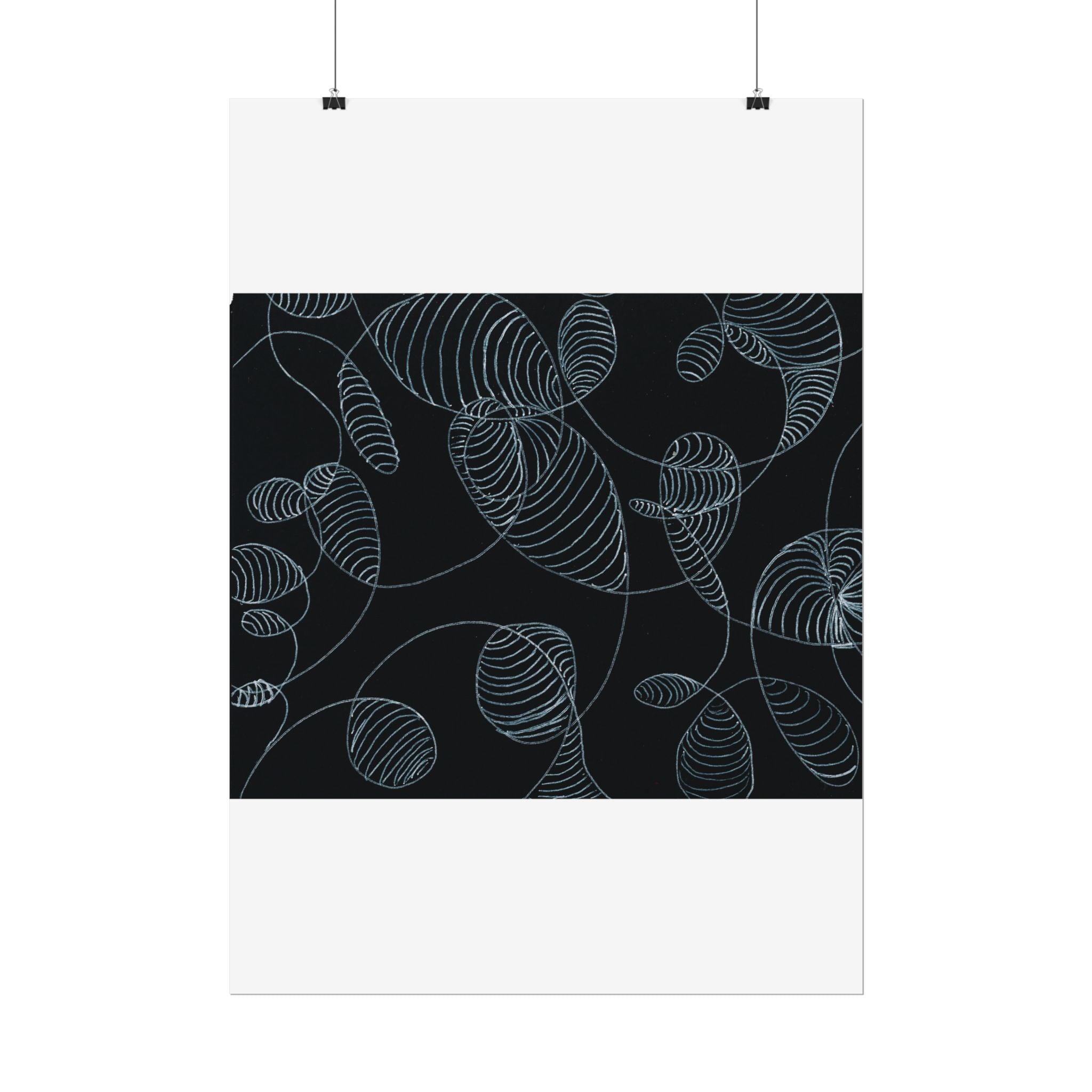 Open Edition Fine Art Print Collection Minimal Abstract Line Art Rolled Poster | 20x30