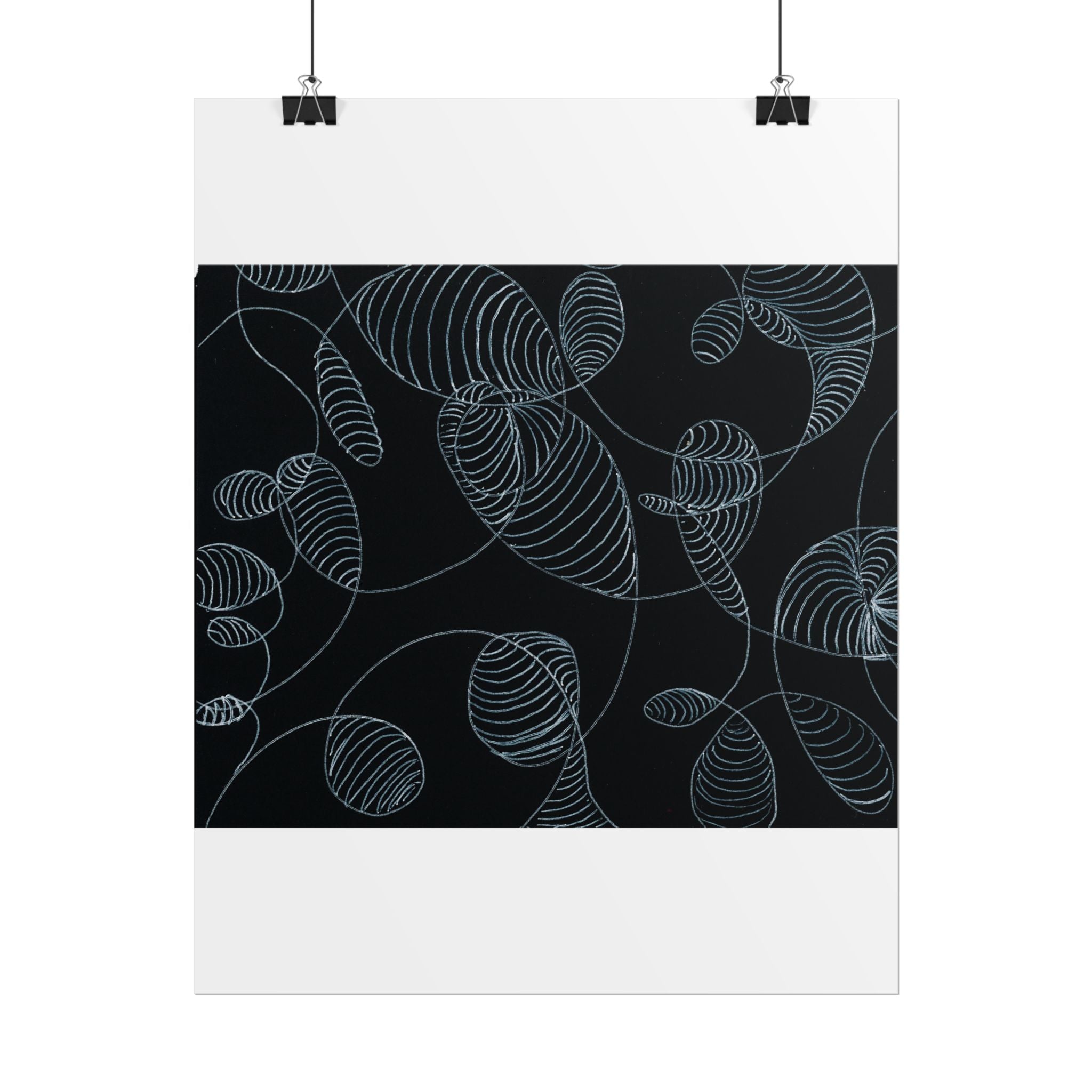 Open Edition Fine Art Print Collection Minimal Abstract Line Art Rolled Poster | 20x30