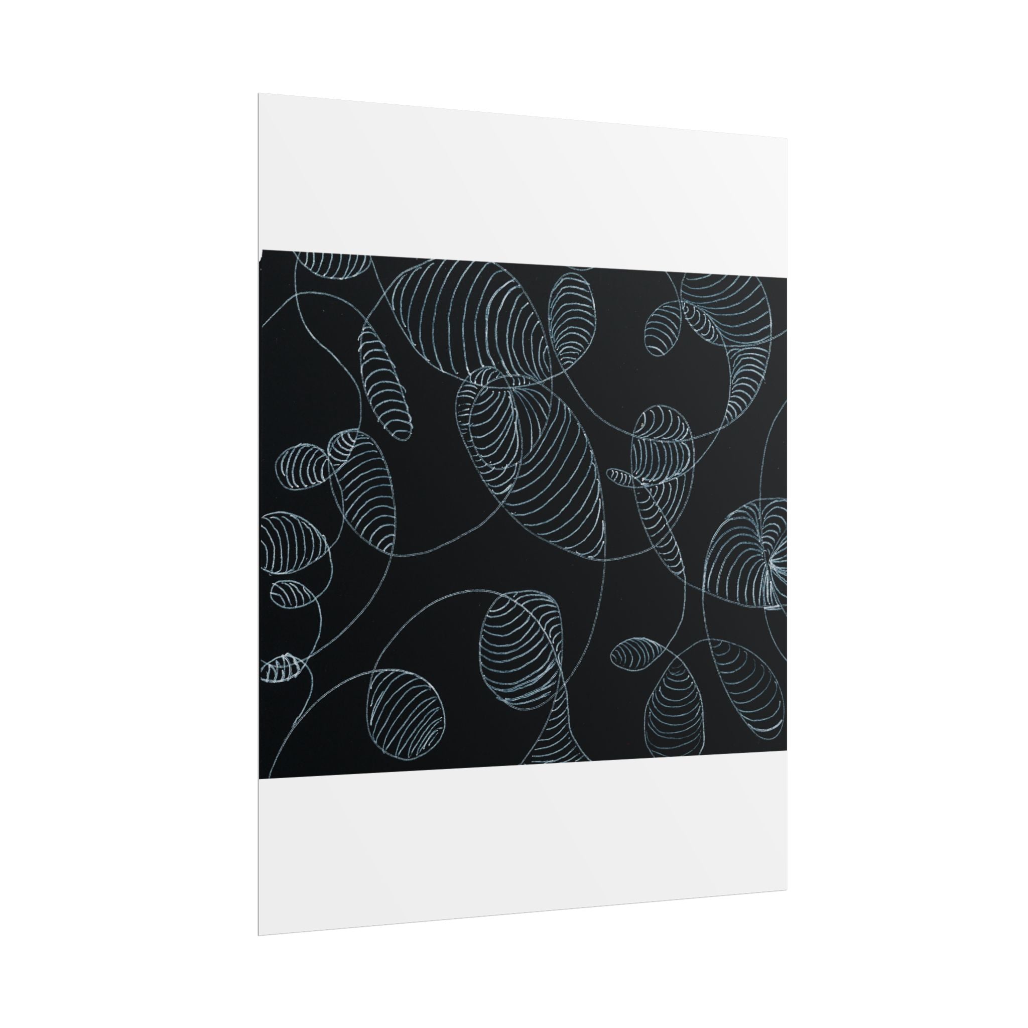 Open Edition Fine Art Print Collection Minimal Abstract Line Art Rolled Poster | 20x30