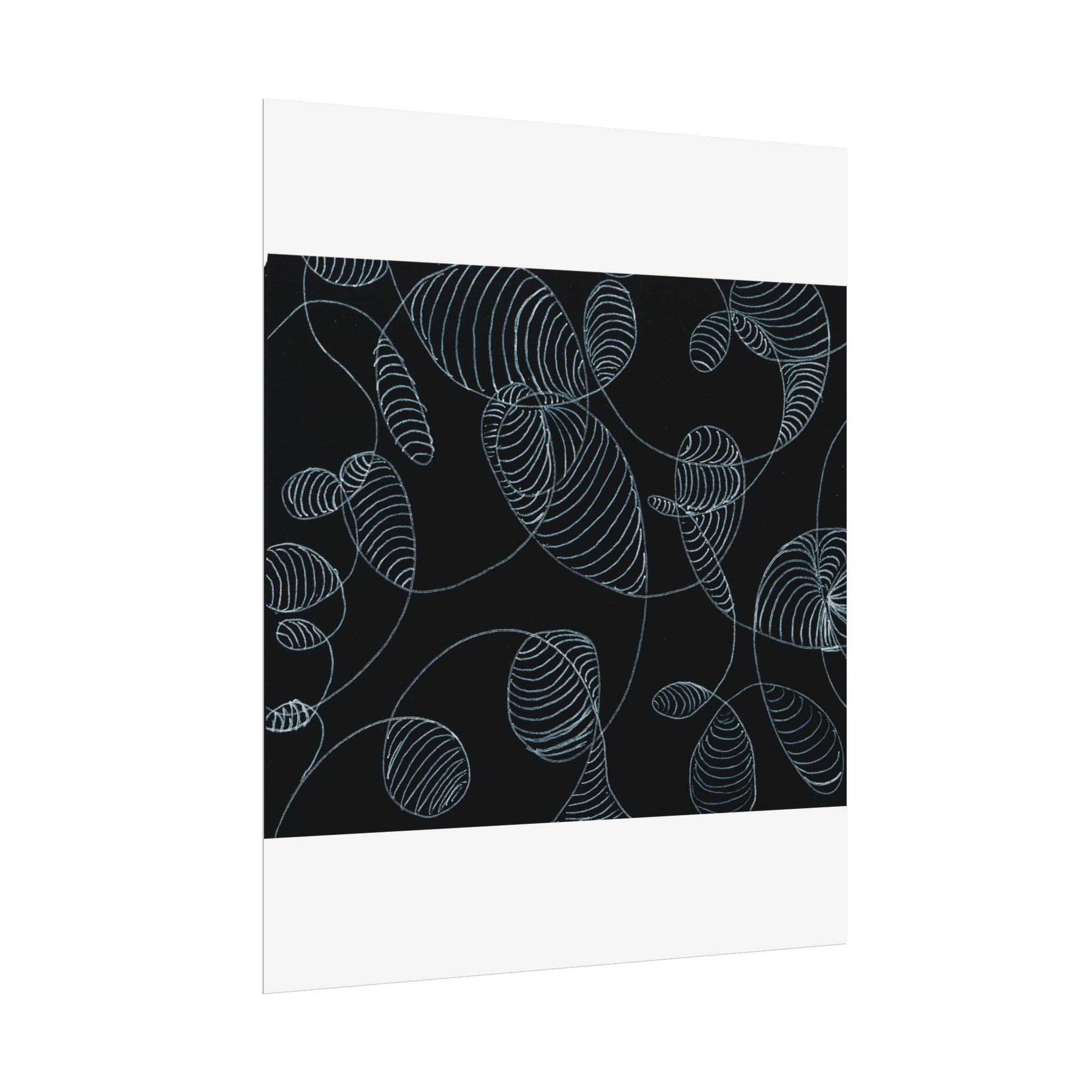 Open Edition Fine Art Print Collection Minimal Abstract Line Art Rolled Poster | 20x30