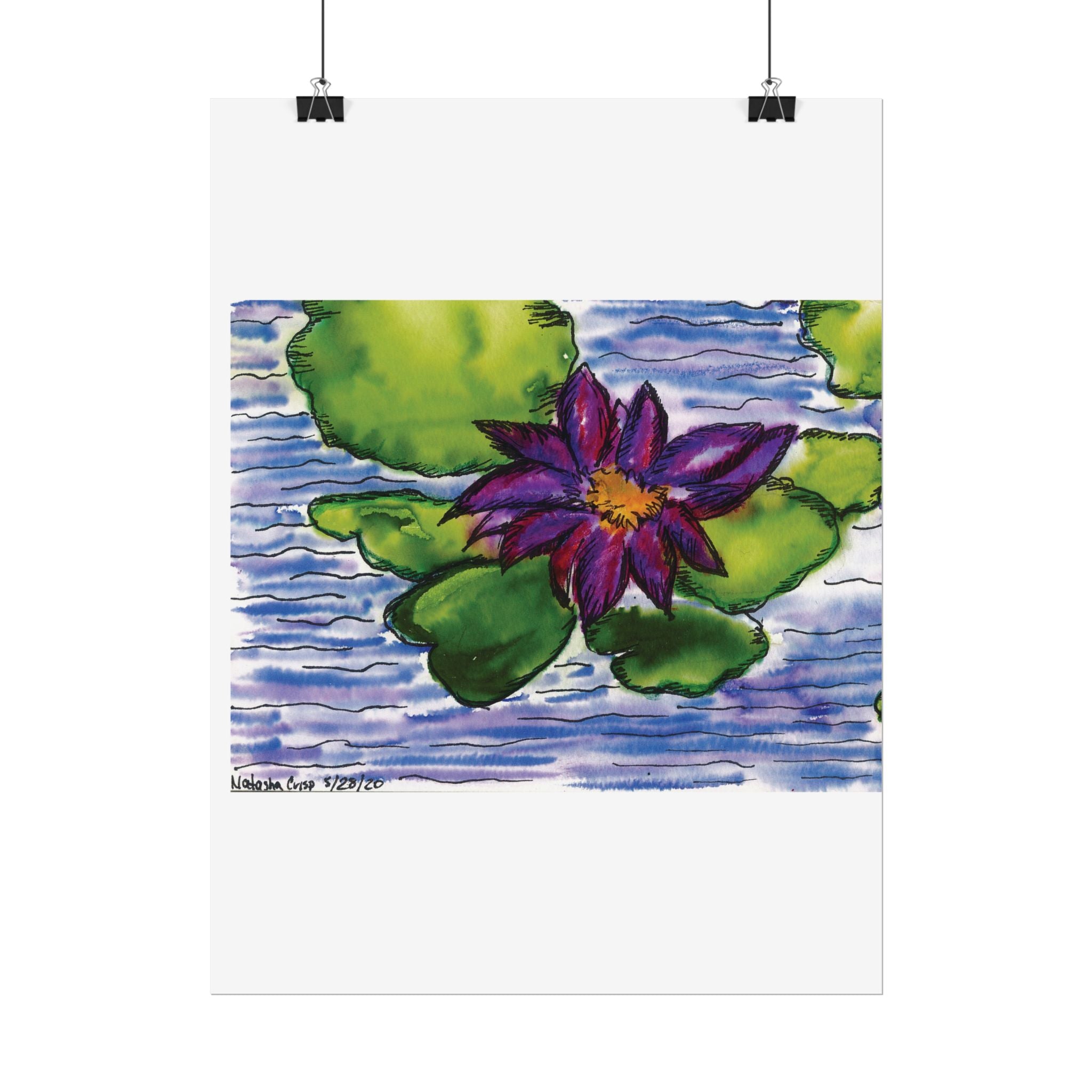 Open Edition Fine Art Print  Abstract Floral Wall Art  285gsm Modern Botanical Decor