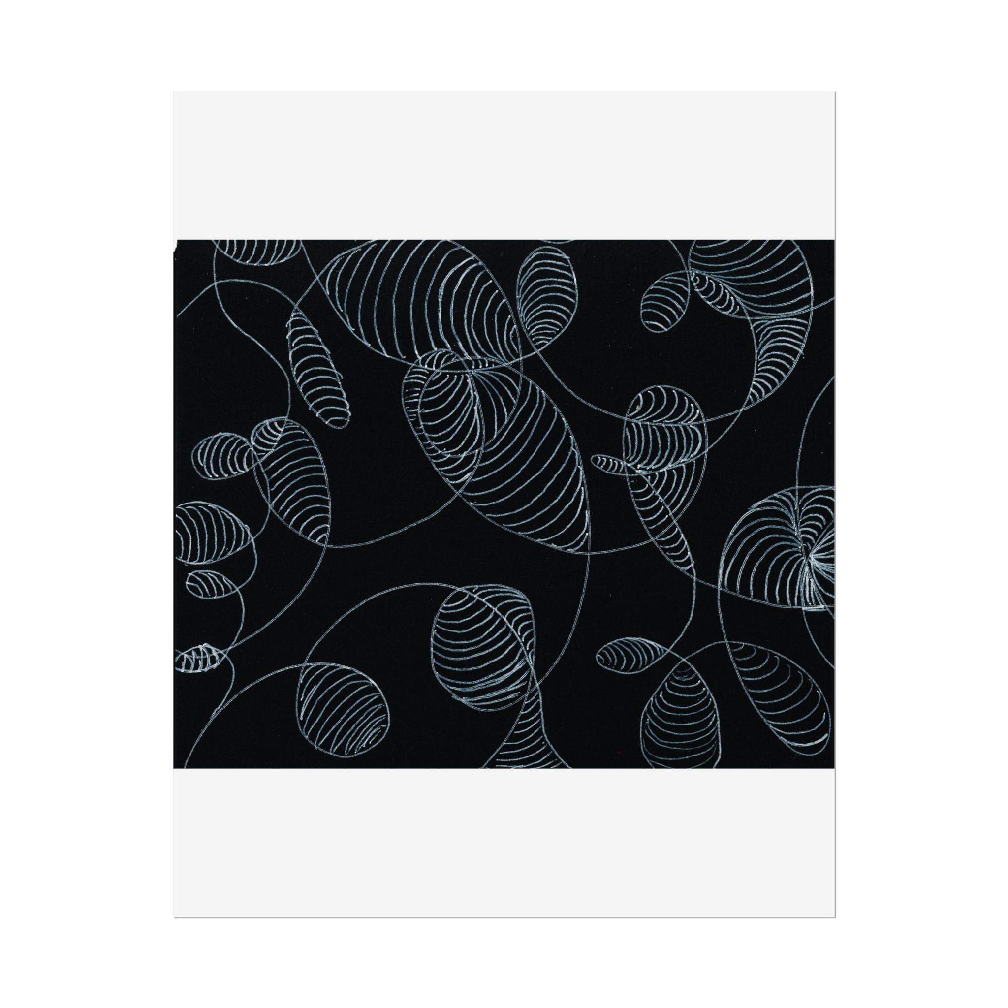 Open Edition Fine Art Print Collection Minimal Abstract Line Art Rolled Poster | 20x30