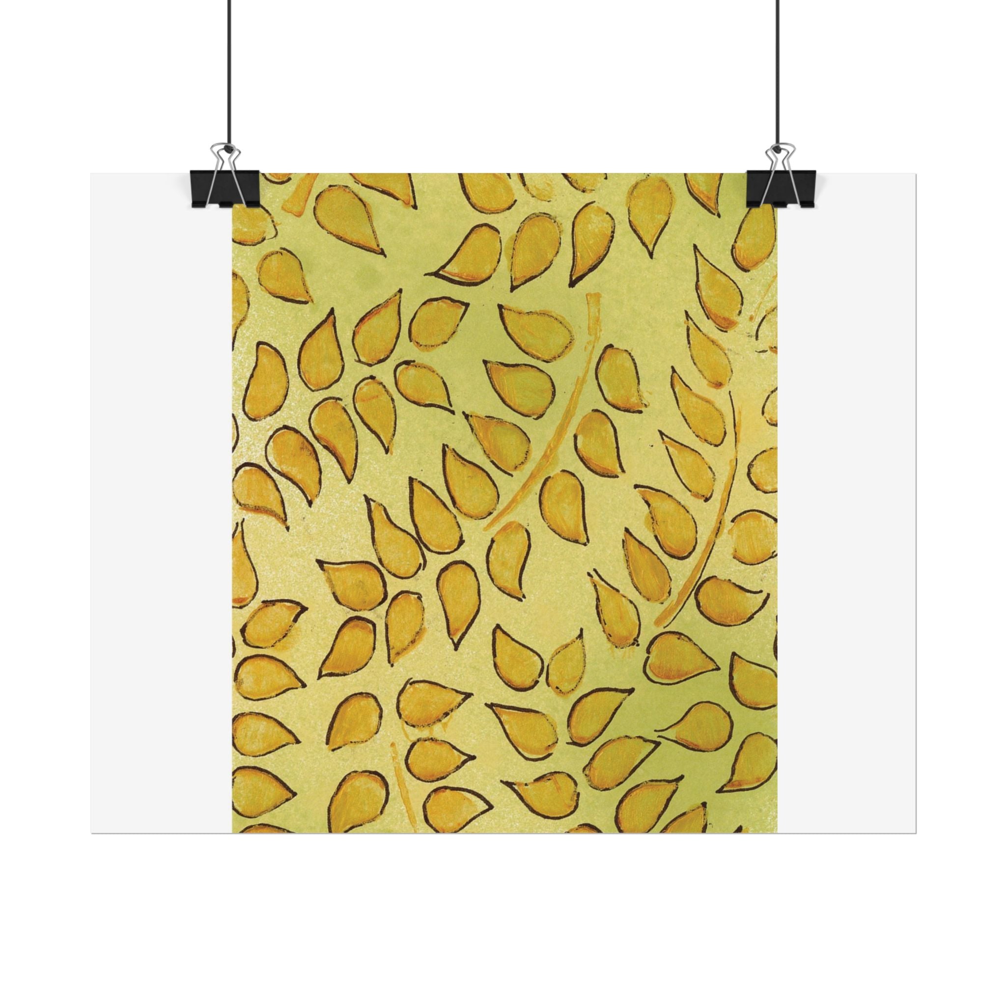 Open Edition Fine Art Print  Abstract Floral Wall Art  285gsm Museum Paper Vertical Artwork Modern Botanical Decor