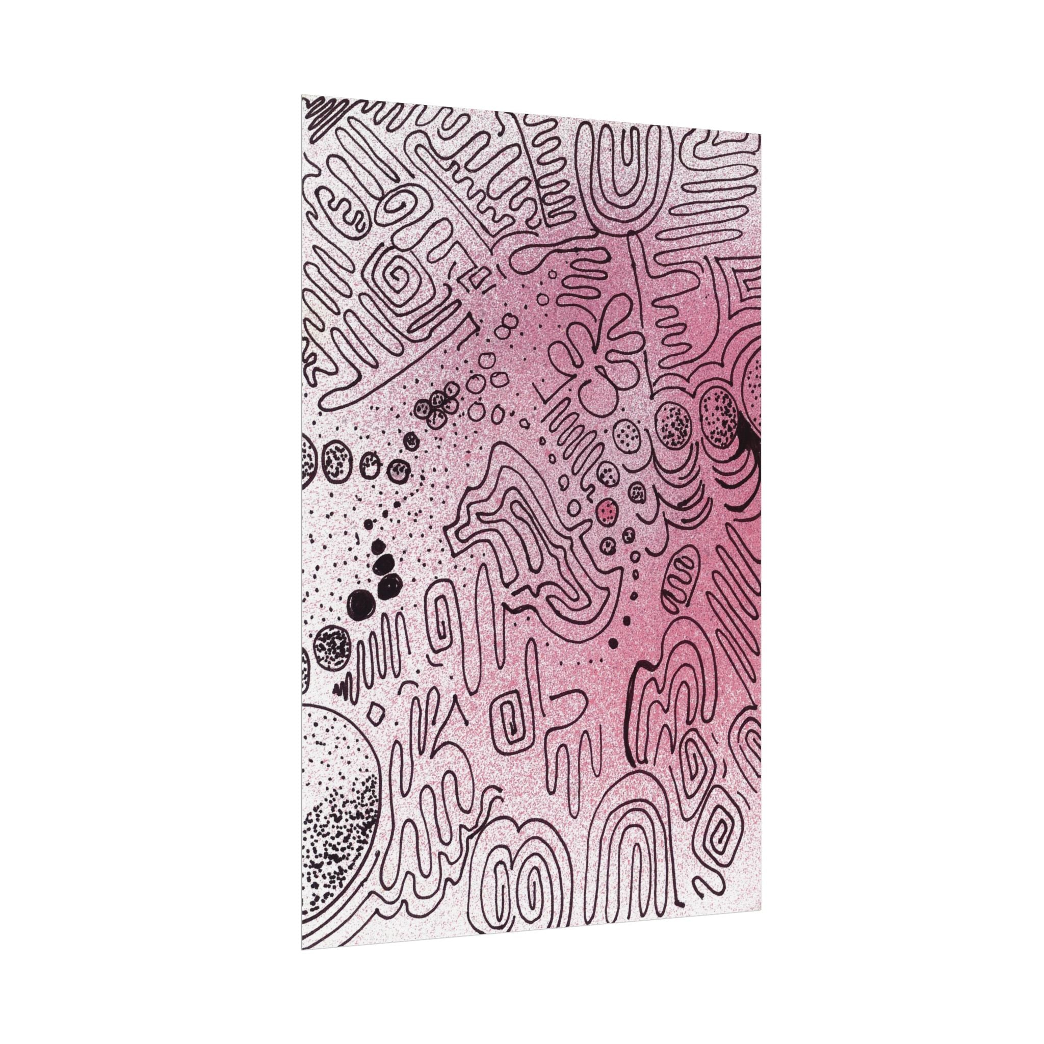 Open Edition Fine Art Print  Abstract Wall Art  285gsm Museum Matte Paper  Large 20x30 Vertical Artwork Modern Decor