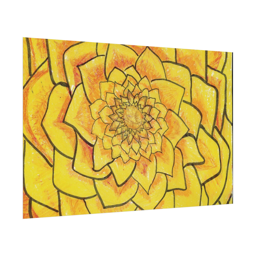 Open Edition Fine Art Print  Abstract Floral Wall Art  285gsm Museum Matte Paper  Large 20x30 Vertical Artwork Modern Botanical Decor