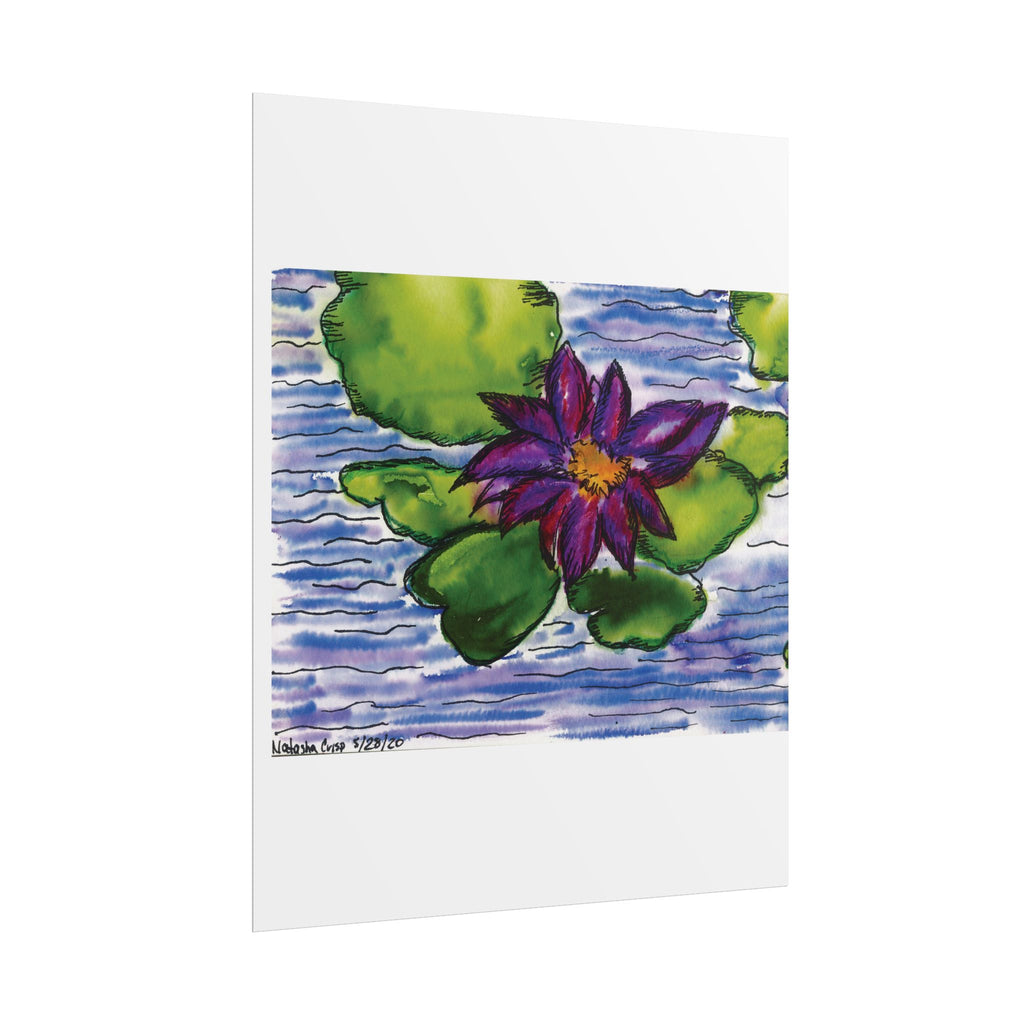 Open Edition Fine Art Print  Abstract Floral Wall Art  285gsm Modern Botanical Decor
