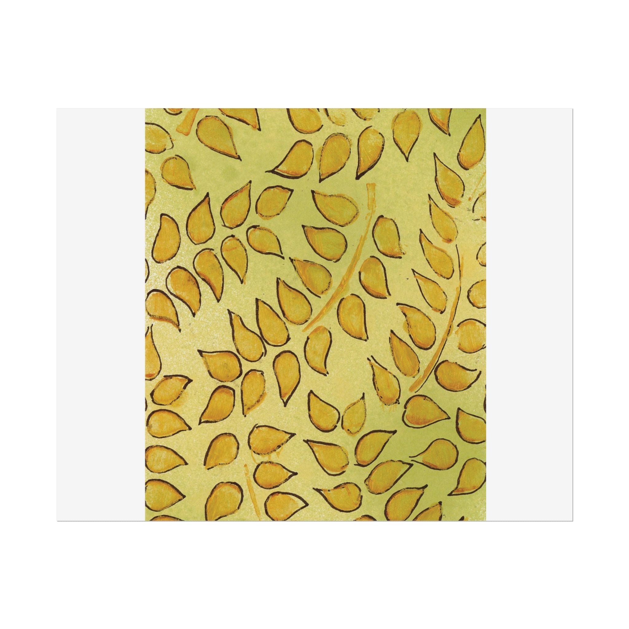 Open Edition Fine Art Print  Abstract Floral Wall Art  285gsm Museum Paper Vertical Artwork Modern Botanical Decor